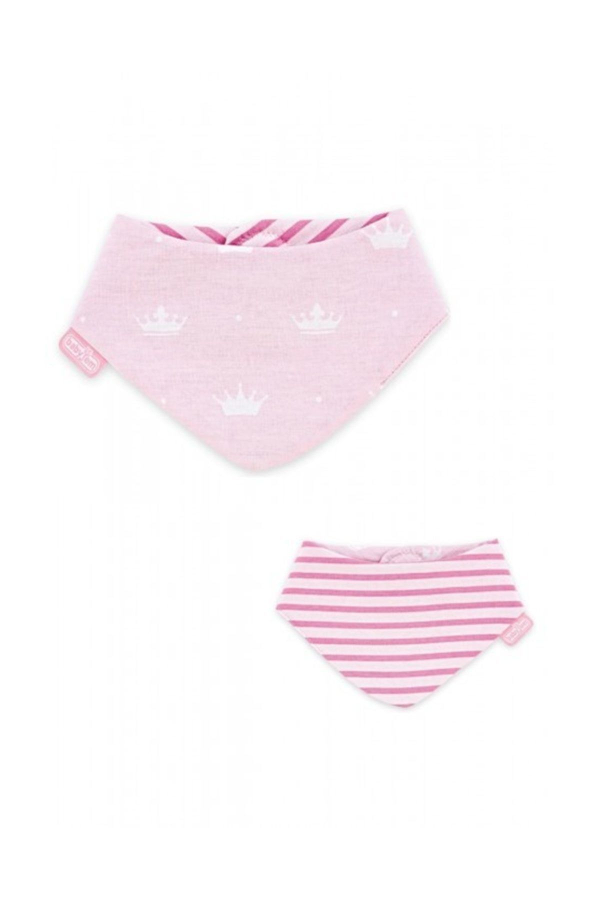 Babyjem Yenidoğan Fular Önlük Pembe