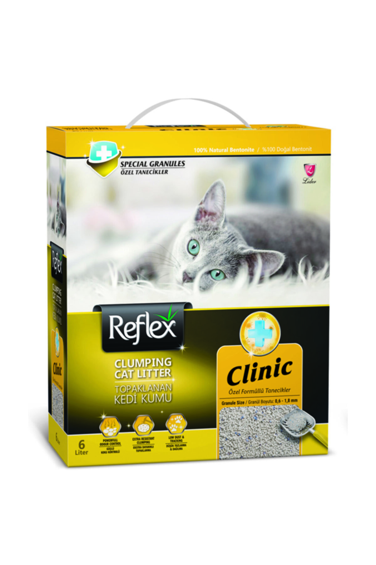 Reflex Clinic Kedi Kumu 6 lt 2 Adet
