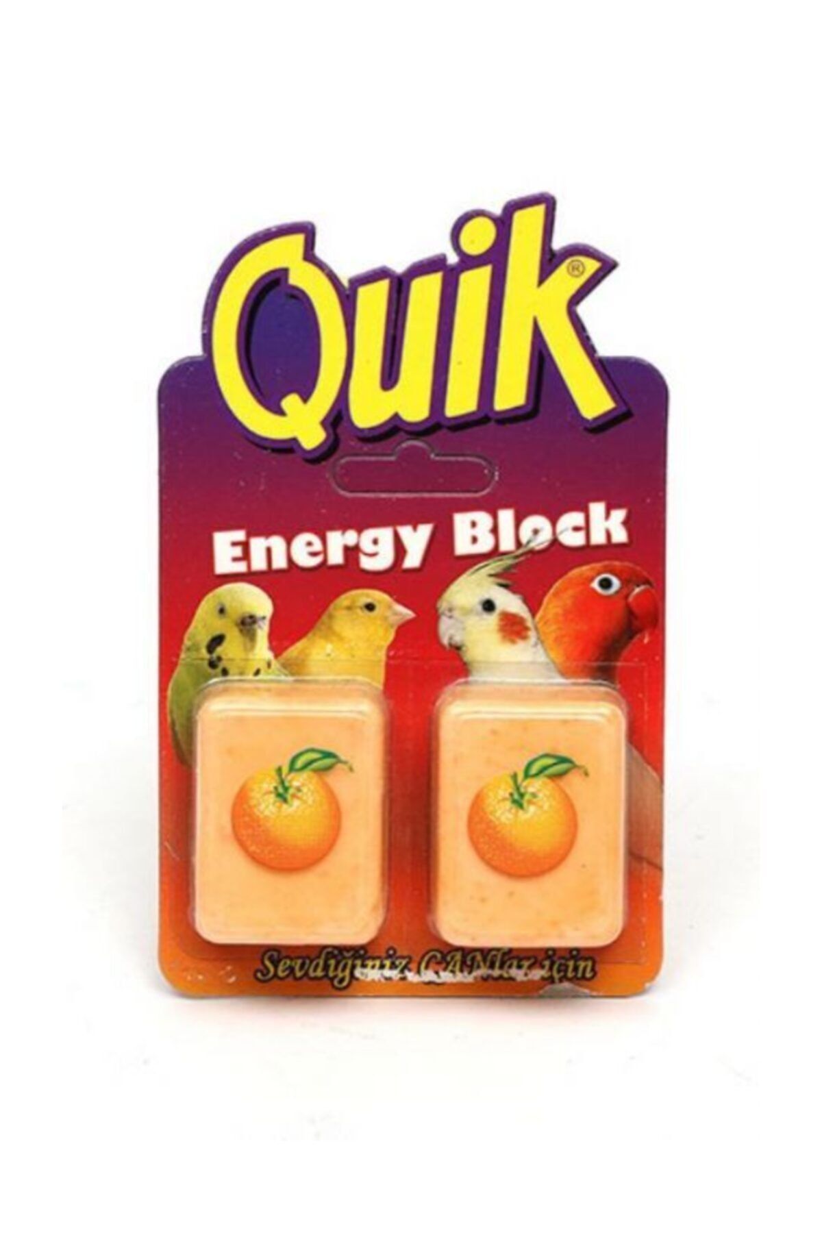 Quik Quık 2'li Enerji Bloğu Portakallı