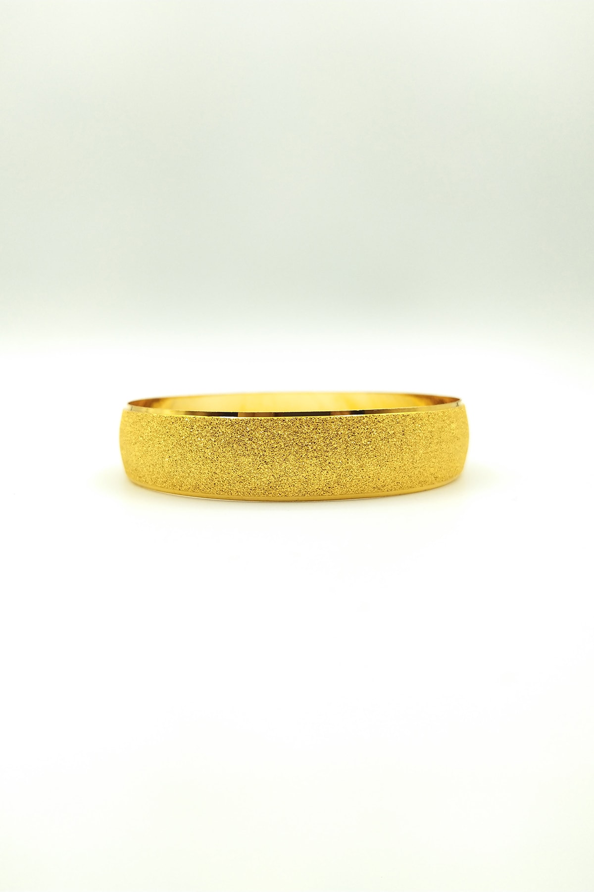 ZEYGOLD Altın Kaplama 2cm Kumlu Kadın Bilezik