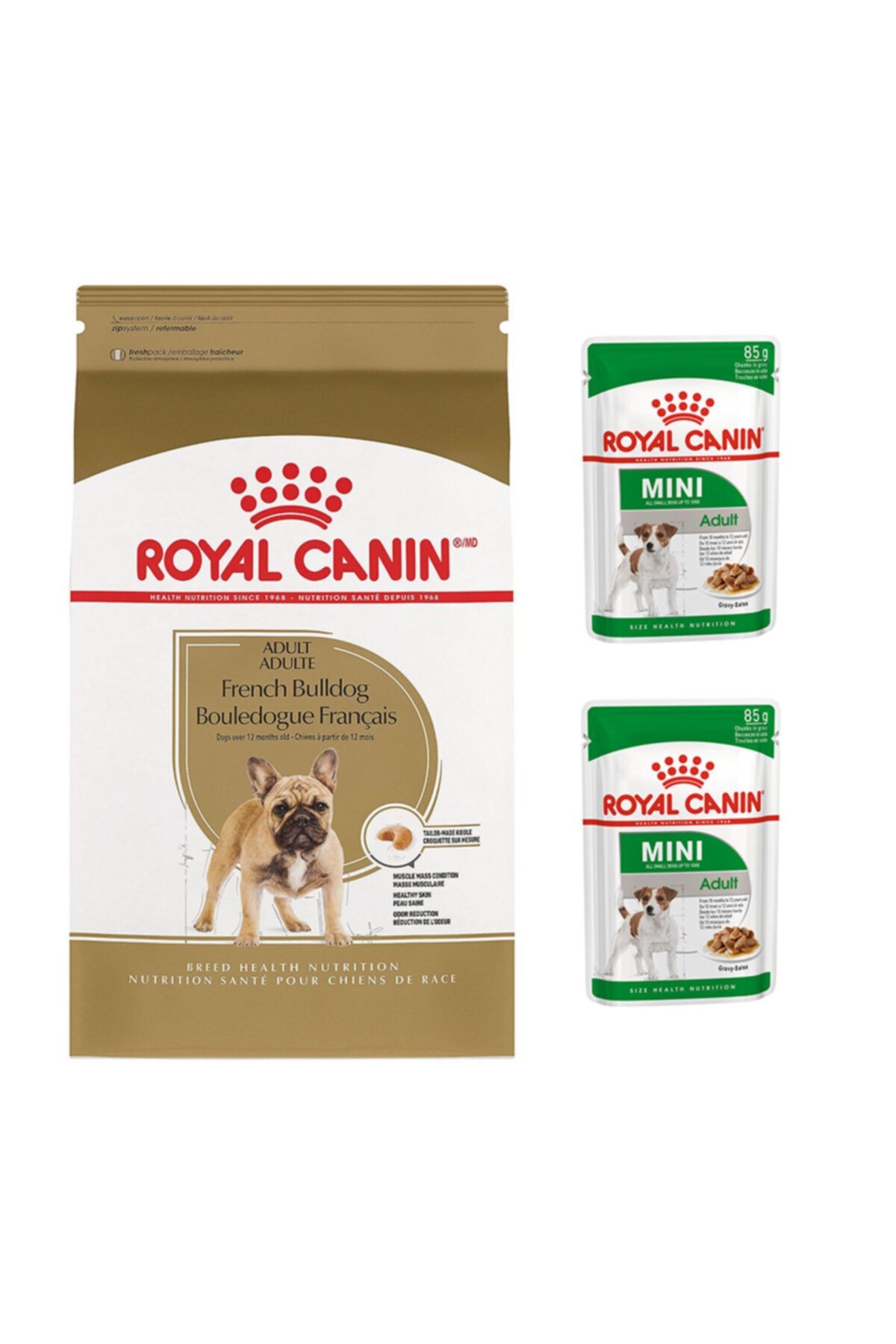 royal canin yetiskin french bulldog kopek mamasi 3 kg mini yas mama 2 adet fiyati yorumlari trendyol