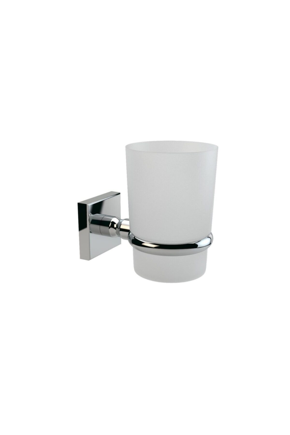 Defne Banyo Duvara Montajlı Diş Fırçalık Pirinç Krom