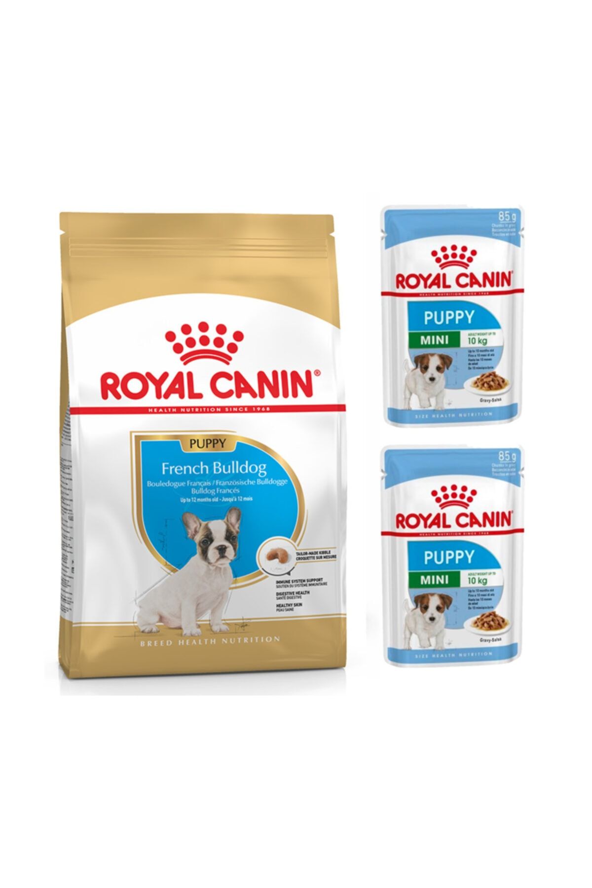 royal canin puppy yavru french bulldog kopek mamasi 3 kg mini yas mama 2 adet fiyati yorumlari trendyol