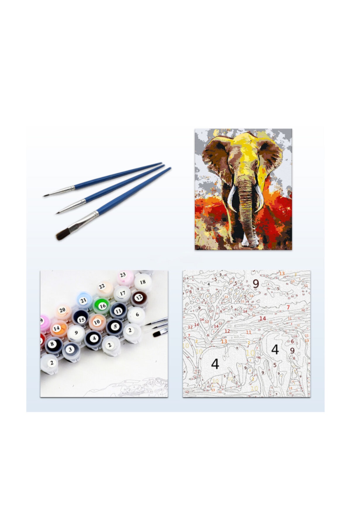 Dijital Sayilarla Tablo Boyama Seti Fiyati Yorumlari Trendyol