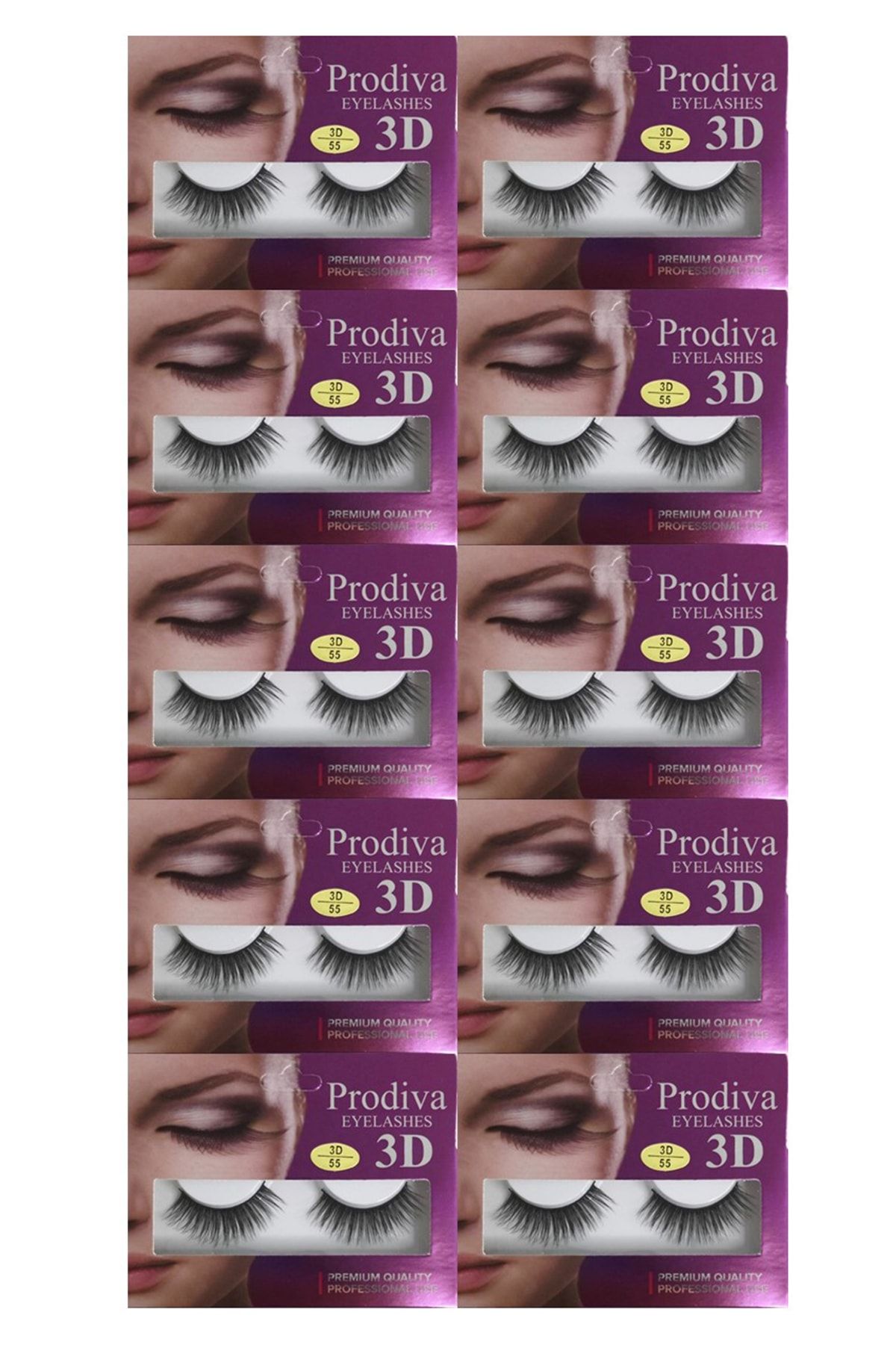 PRODİVA 10’lu 3d İpek Kirpikler