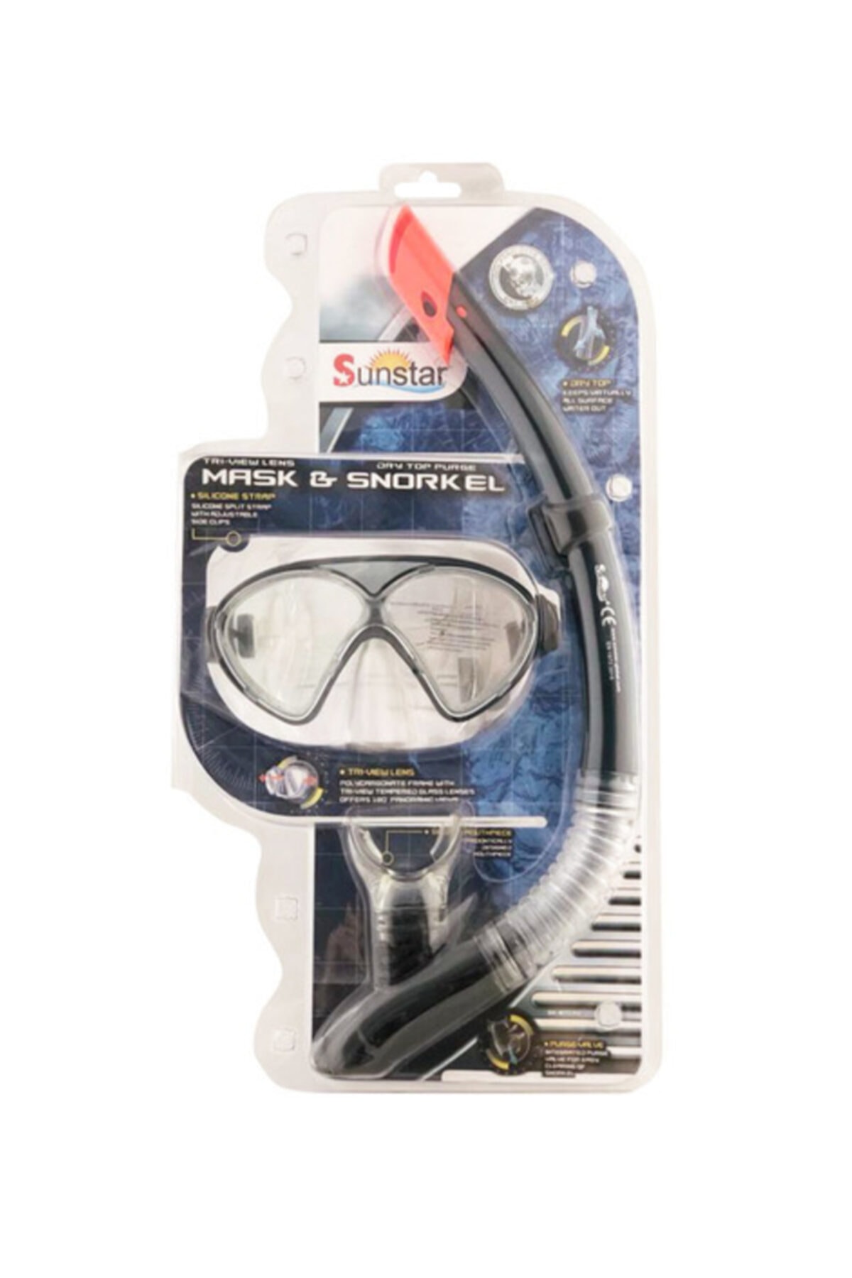 Sunstar Ss01f007 Maske Şnorkel Set (m9550p+sn26p)