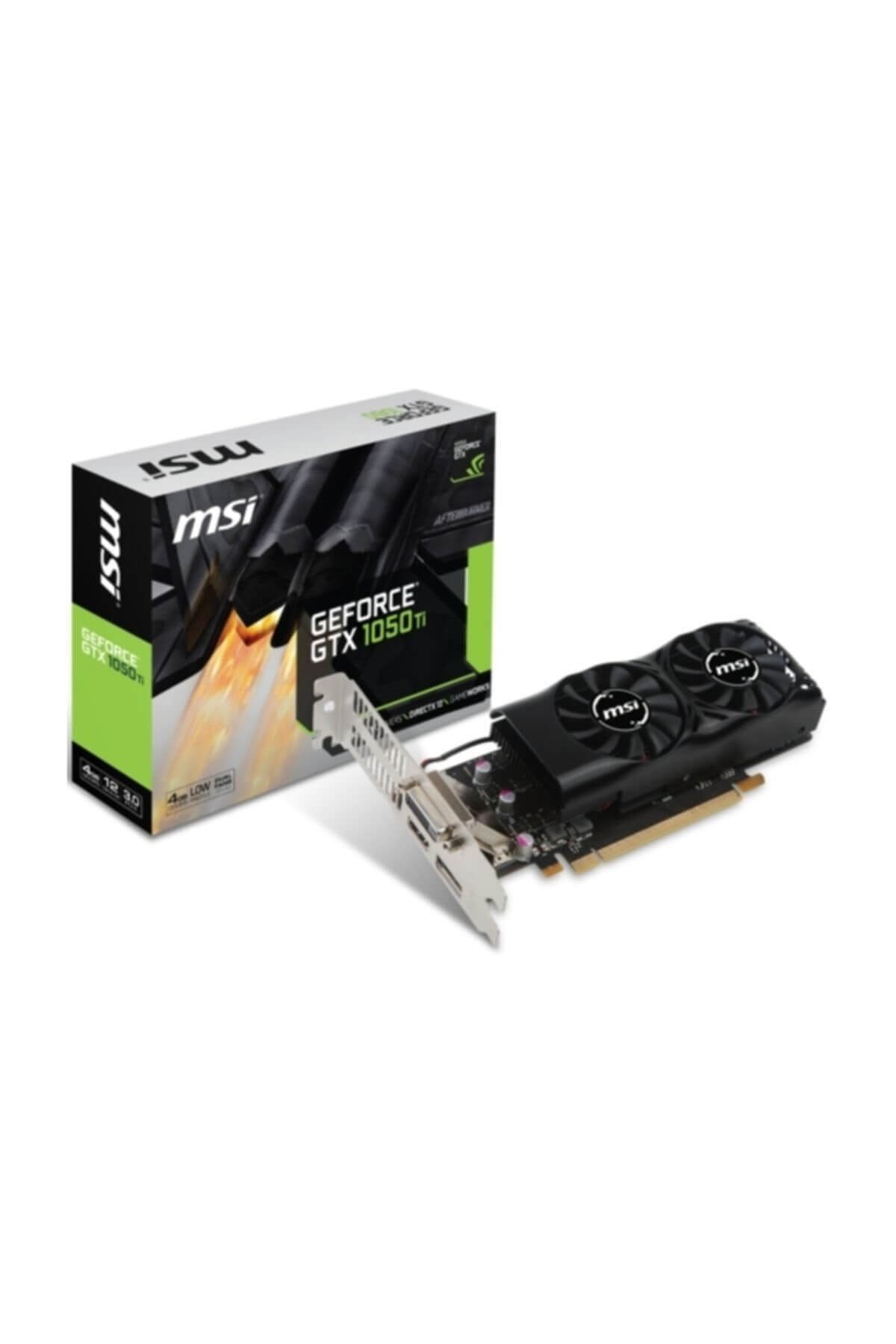 MSI GeForce GTX 1050 Ti 4GT LP GTX1050TI 4GB GDDR5 128B (1XDVI 1XHDMI 1XDP) Ekran Kartı