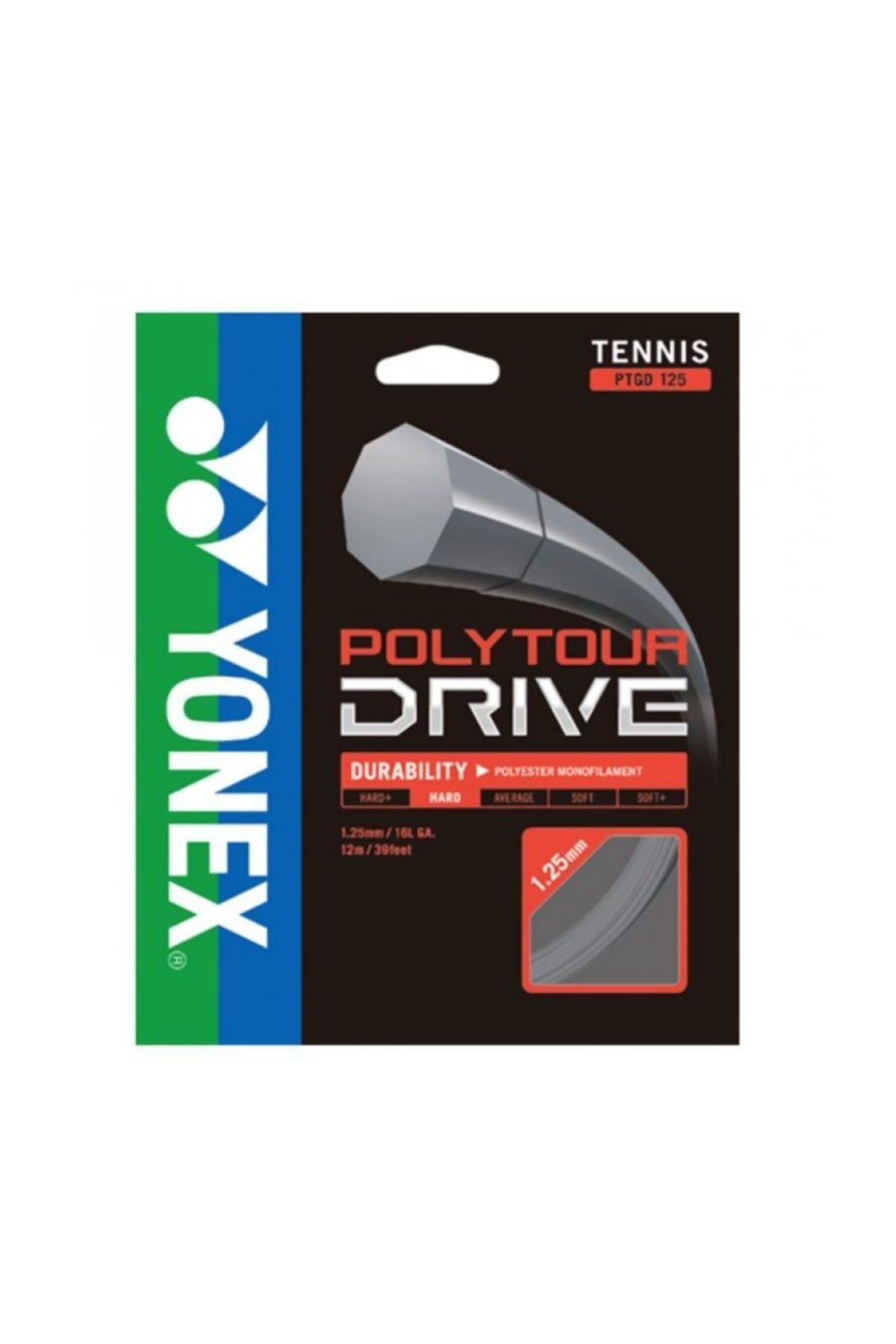 YONEX Unisex Tenis Kordajı - Poly Tour Drıve 1.25 (12M) - YPTD112