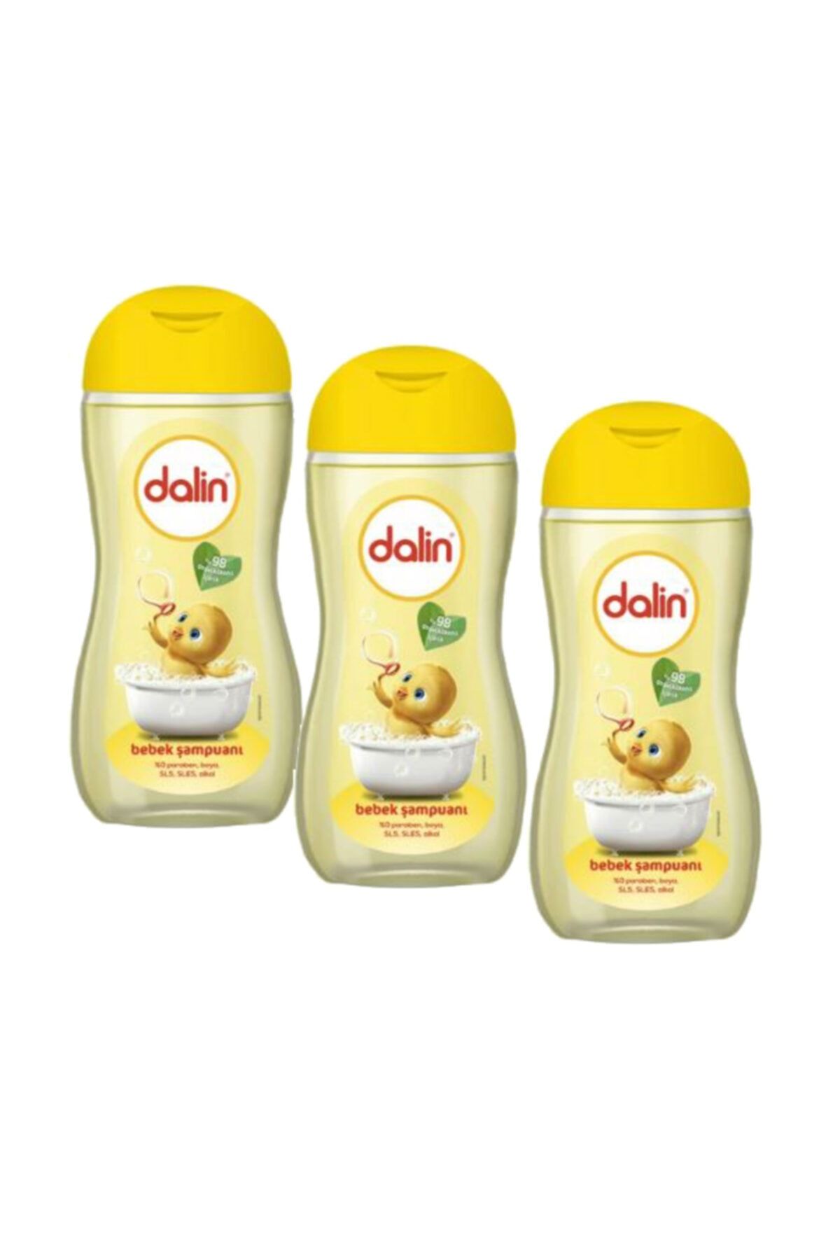 Dalin Klasik Bebek Şampuanı 200 Ml X 3 Adet (yeni Ambalaj - %99.8 Doğal Içerik)