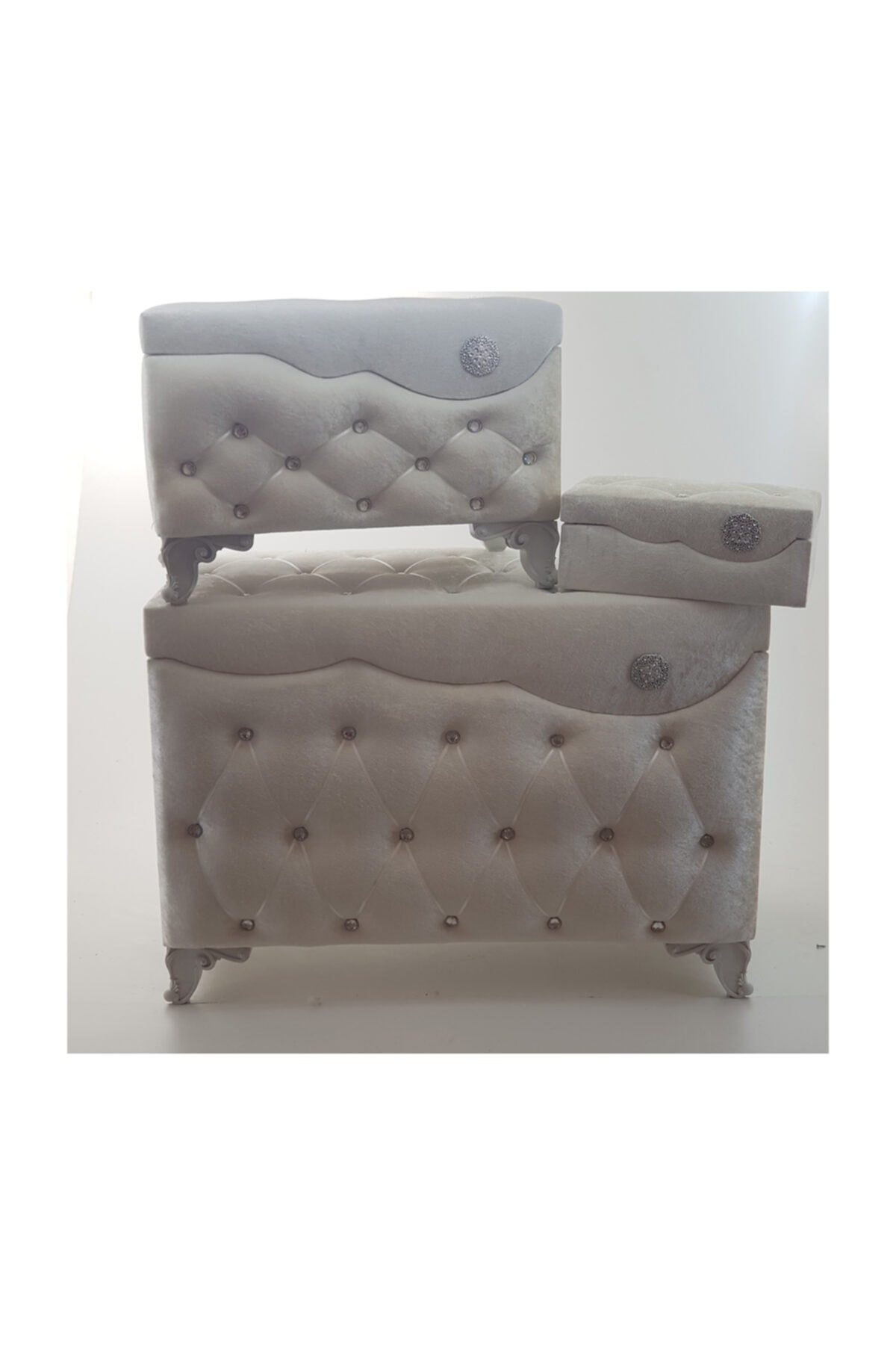 Duru Çeyiz Sandıkları 3'lü Takım Büyük Çeyiz Sandıgı