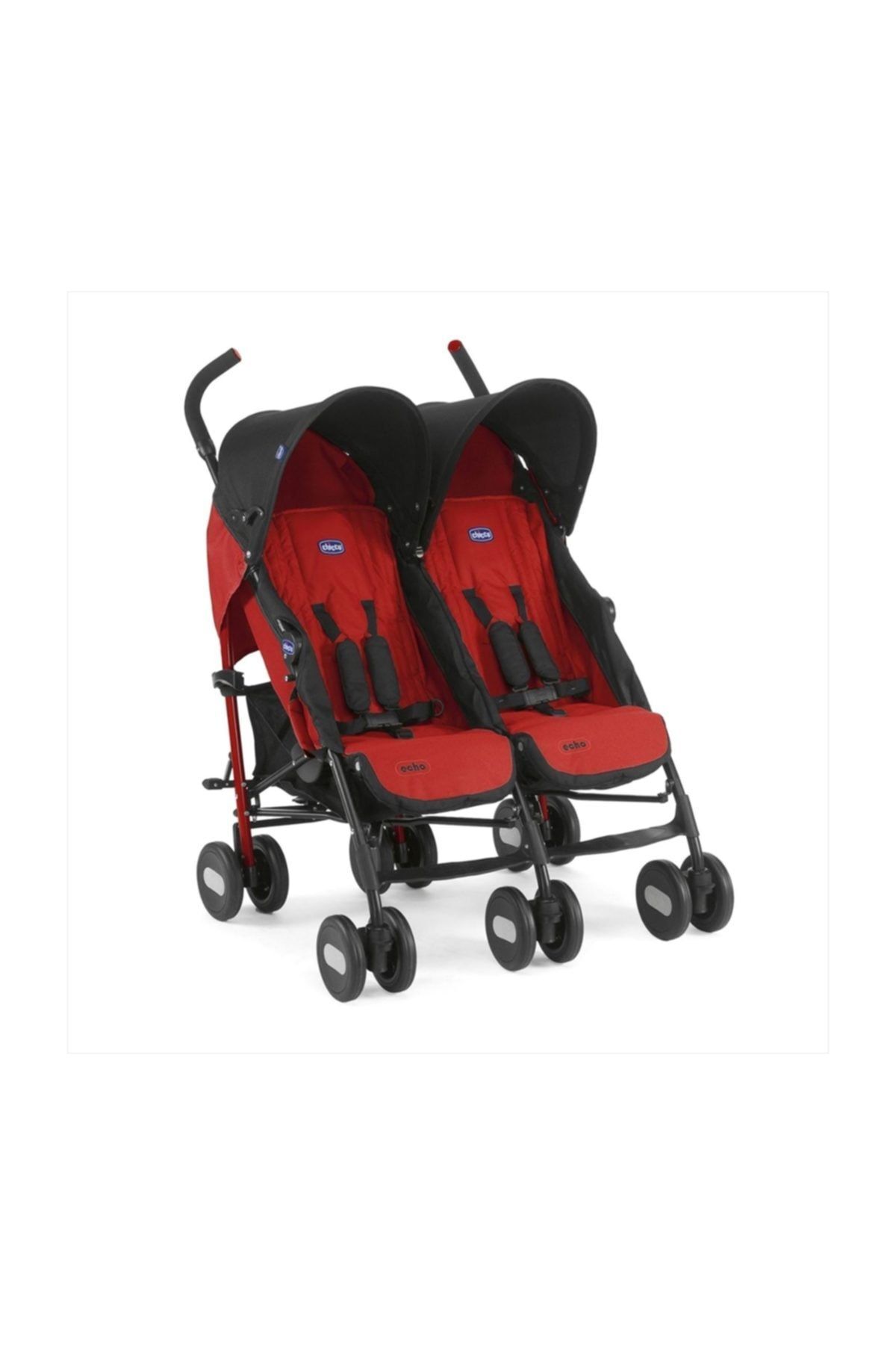 Chicco Echo Baston Ikiz Bebek Arabasi Yanyana Garnet Trendyol