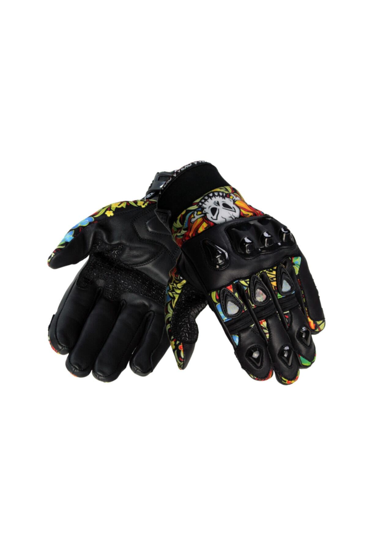 Vexo Skull Eldıven Siyah
