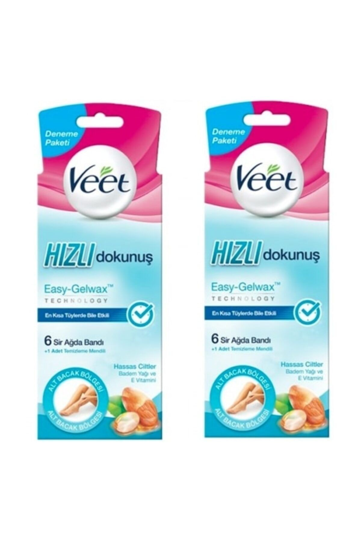 Veet Hızlı Dokunuş Ağda Bandı 6 Lı X 2 Adet