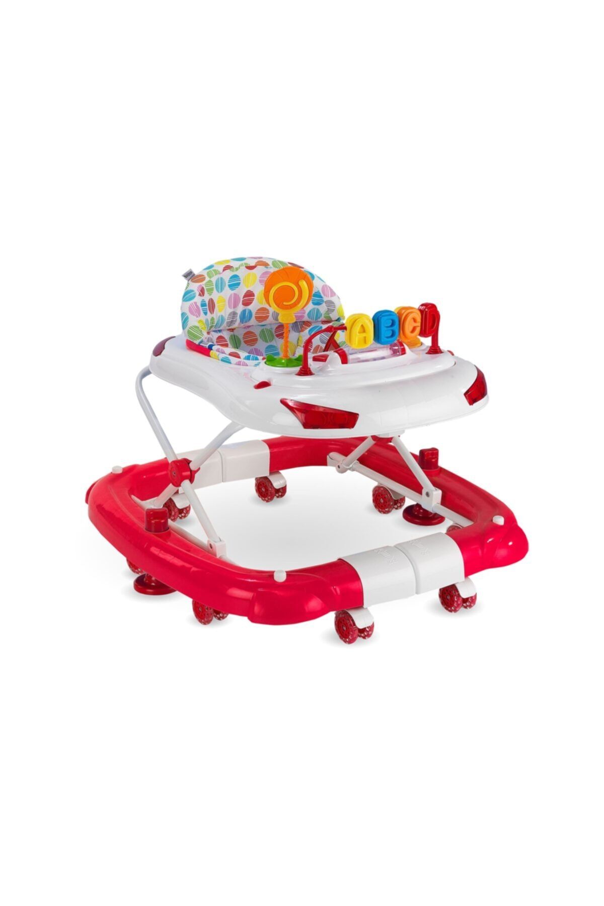 BabyHope 219 Tobby Salla Yürüteç Kırmızı