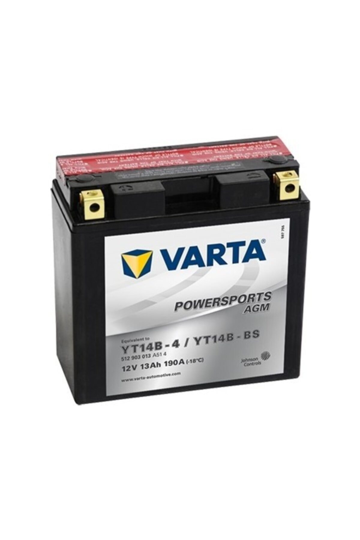 Varta Yt14b-4 Yt14b-bs Akü