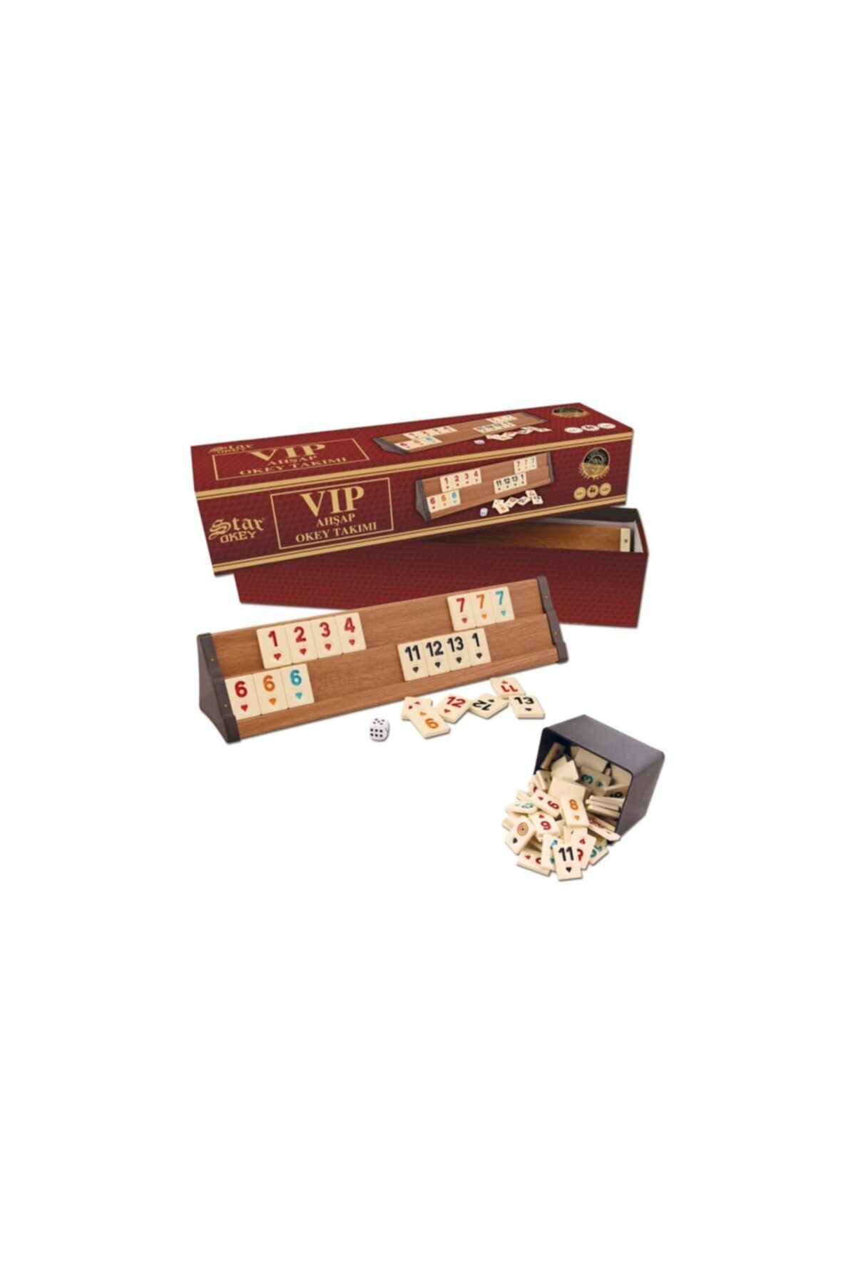 Star Ahşap Okey Takımı