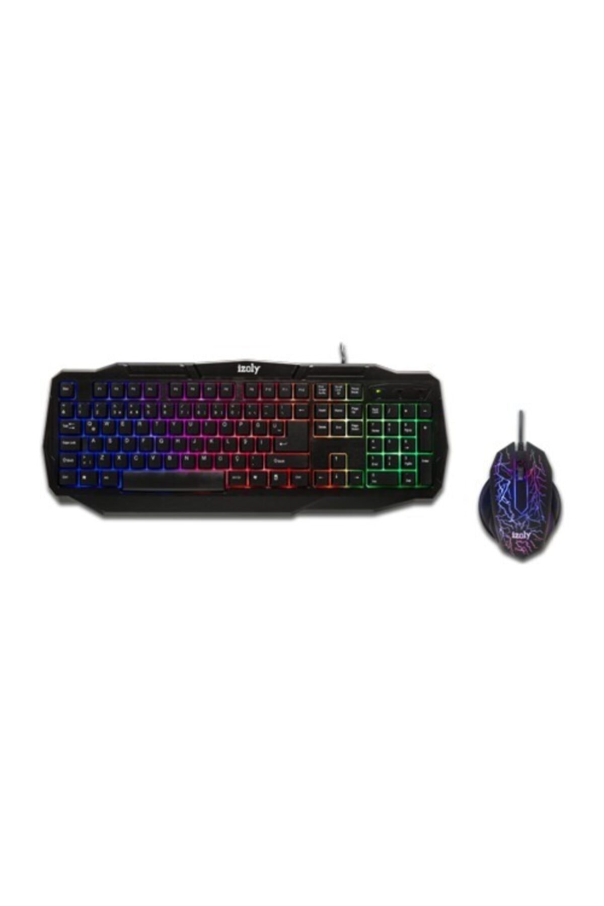 IZOLY Z500 Led Oyuncu Klavye Ve Mouse Set