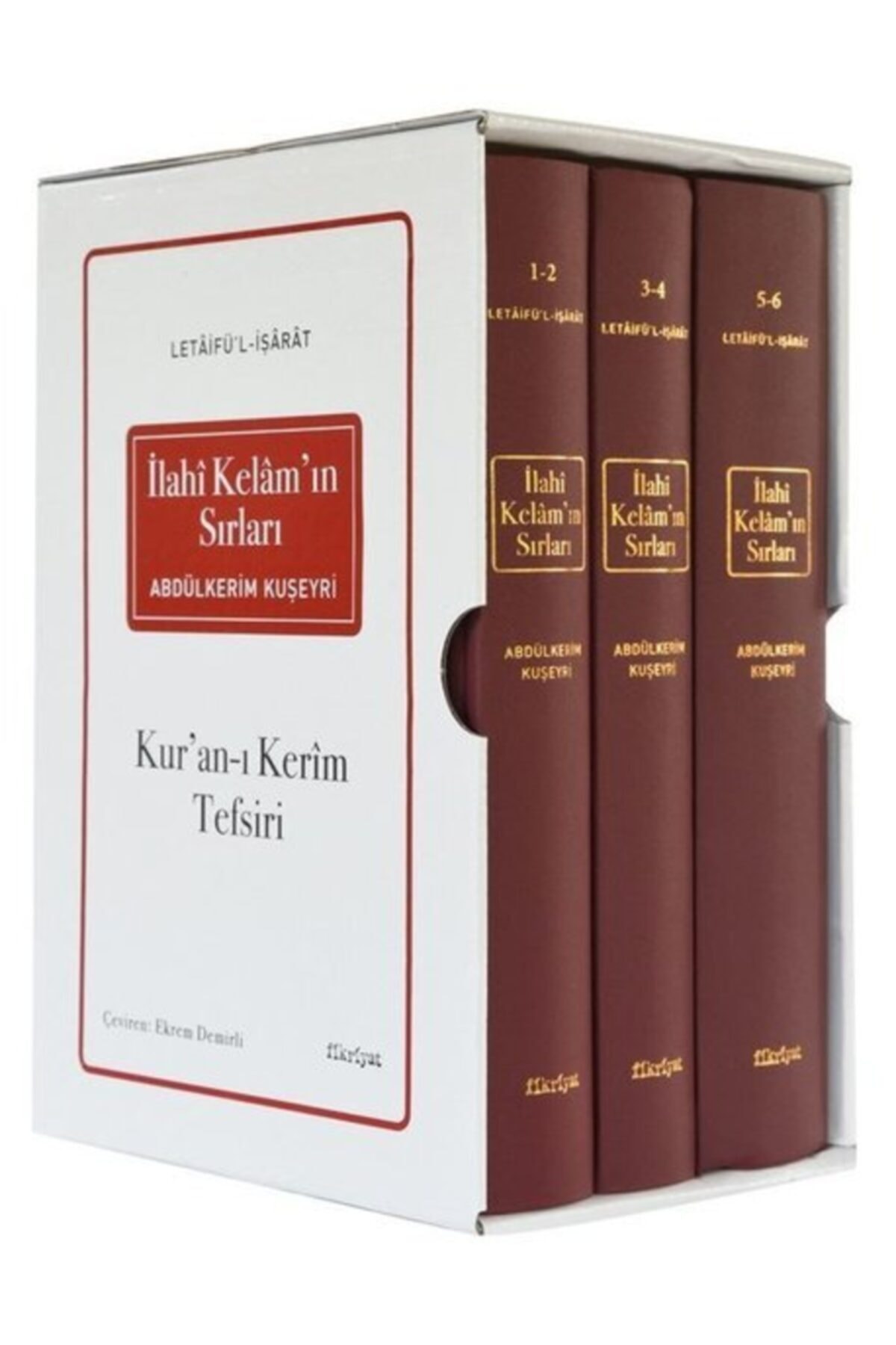 Fikriyat Yayınevi Ilahi Kelam’ın Sırları-kur’an-ı Kerim Tefsiri 6 Cilt – 3 Kitap Takım Sert Kapak Ciltli - Abdülkerim
