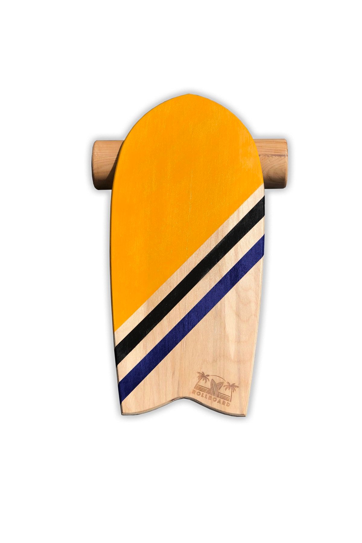 Rollboard Marine No:2 El Yapımı Set Denge Tahtası - Handmade Balance Board