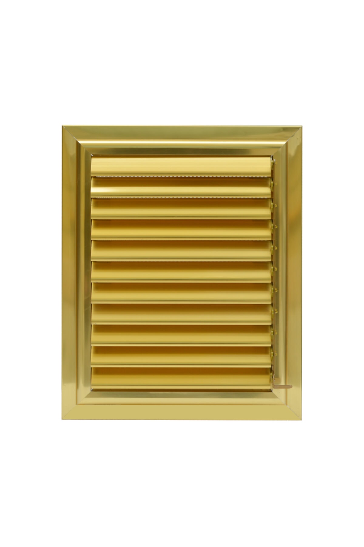 Mepan Menfez Sarı Parlak Eloksallı Gold Banyo Wc Menfezi 45-50