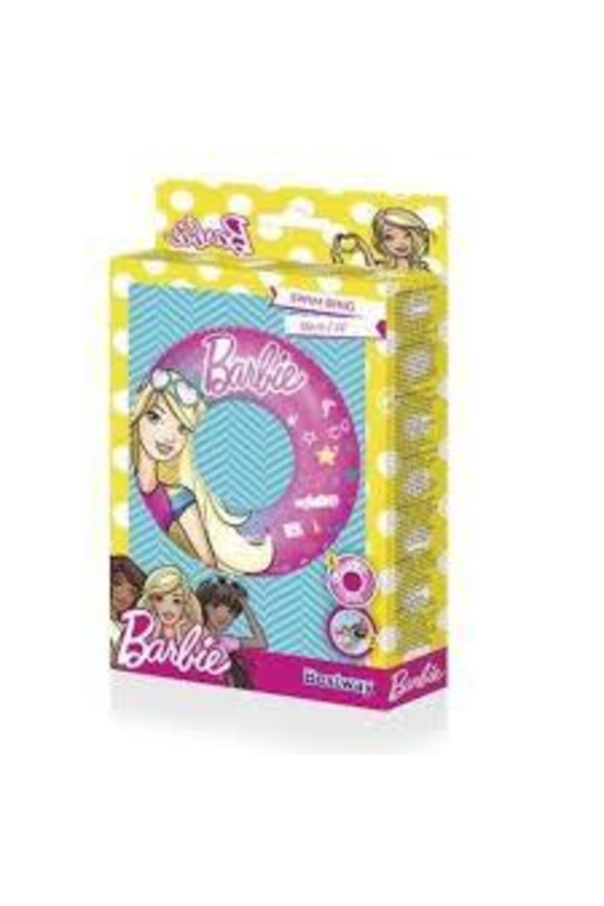 BESTWAY Çocuk Barbie Simit Lisanslı Havuz Deniz Barbi Kutulu 56 Cm