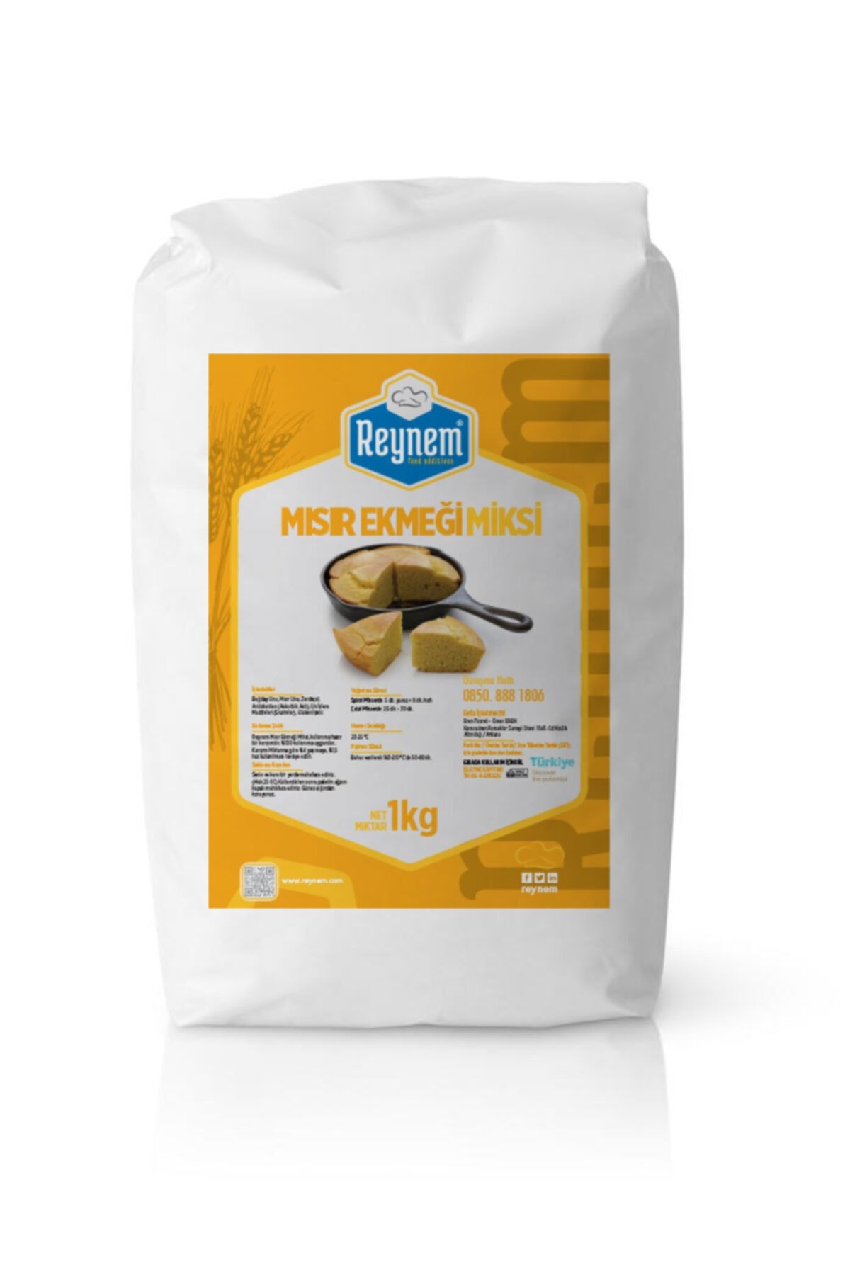 REYNEM FOOD ADDİTİVES Mısır Ekmeği Miksi 1 kg
