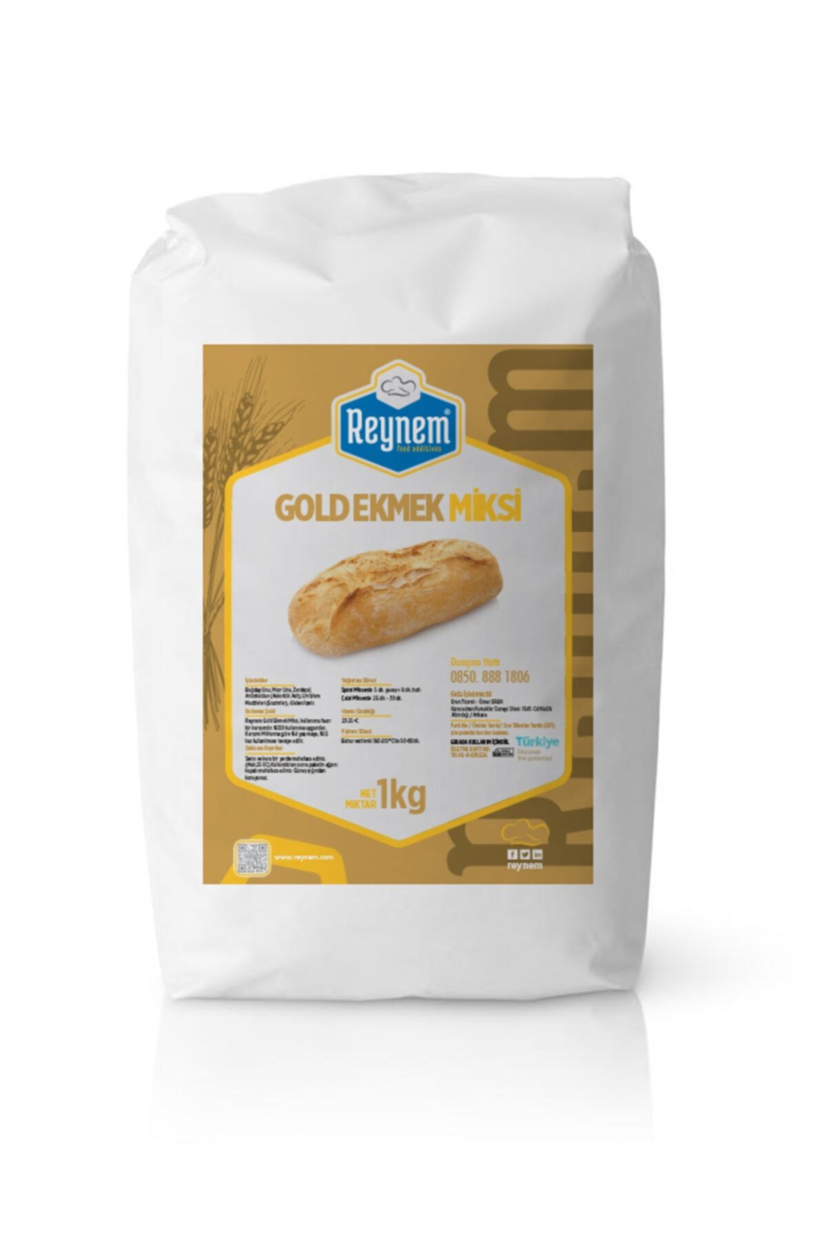 REYNEM FOOD ADDİTİVES Gold Ekmek Miksi 1 kg