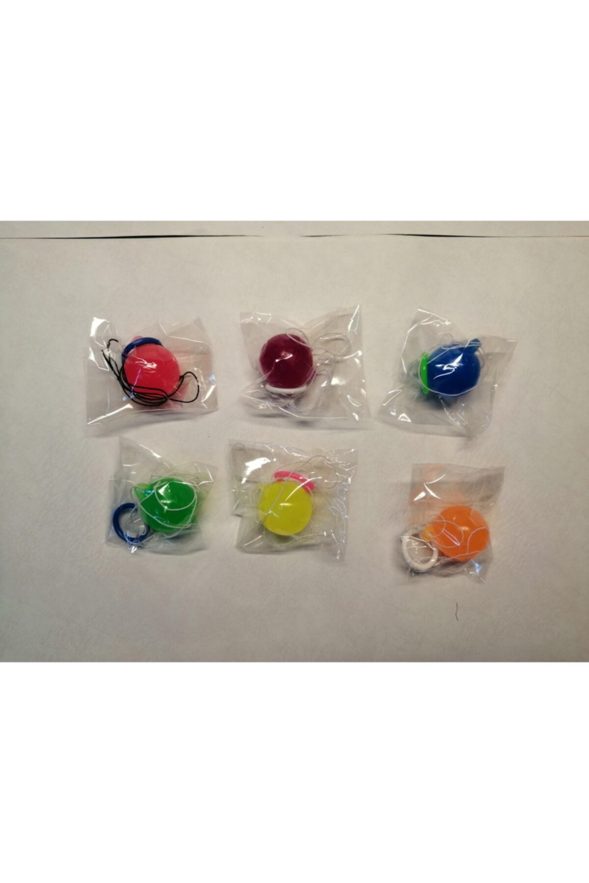MİTHAT TOYS Ipli Zıp Zıp Top Zıplayan Top Oyuncak 48 Adetli