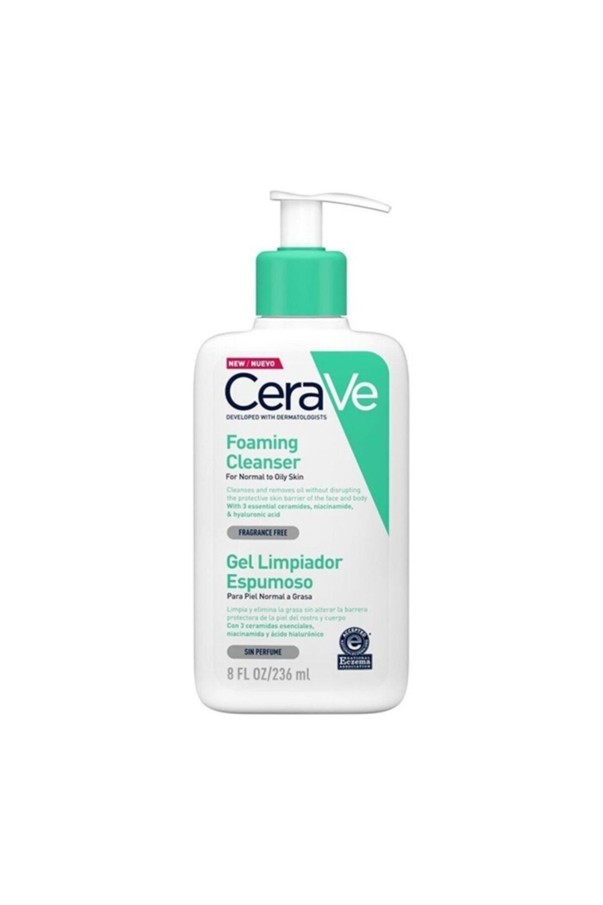 CeraVe Foaming Cleanser Normal & Yağlıya Dönük Ciltler Için 236 ml