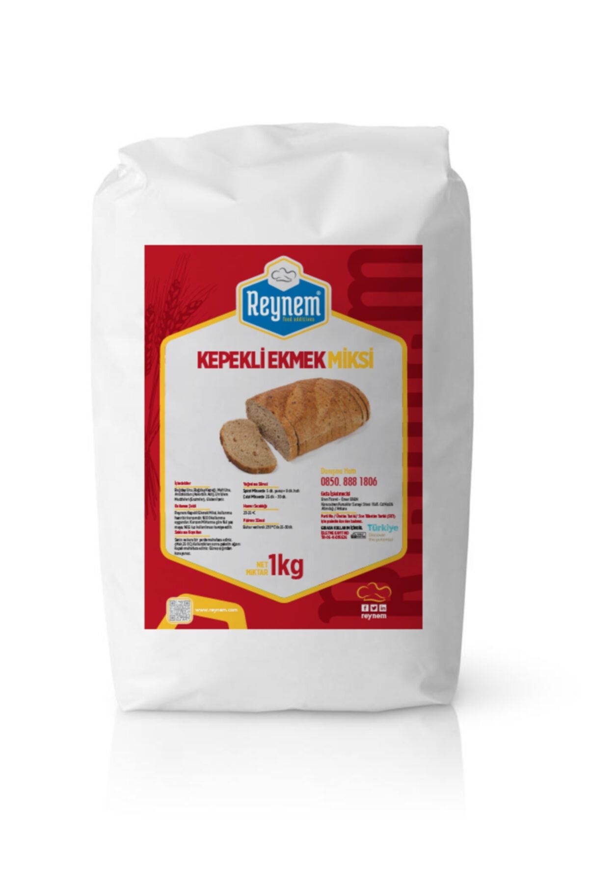 REYNEM FOOD ADDİTİVES Kepekli Ekmek Miksi 1 kg