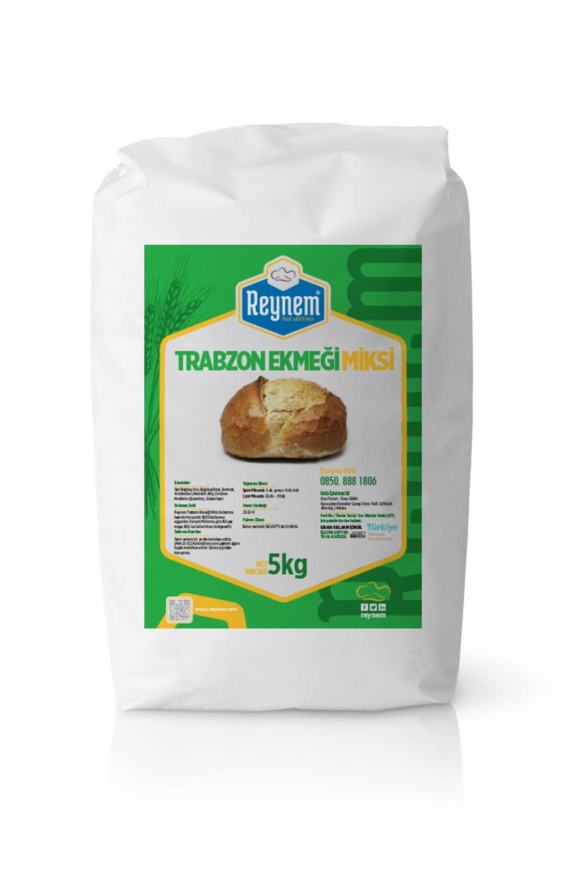 REYNEM FOOD ADDİTİVES Trabzon Ekmeği Miksi 5 kg