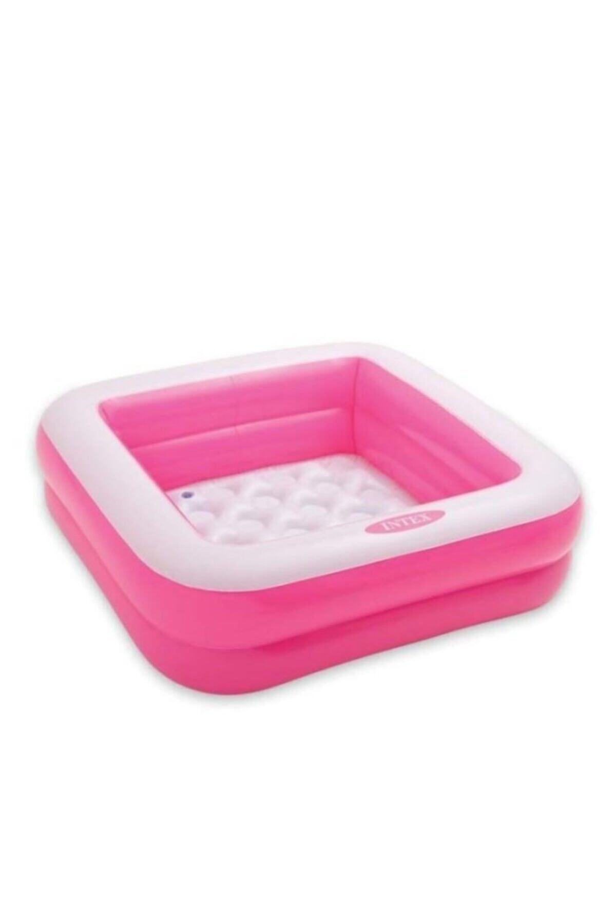 Intex Vardem Mini Kare Şişme Taban Havuz 86 X 86 X 25 cm Pembe