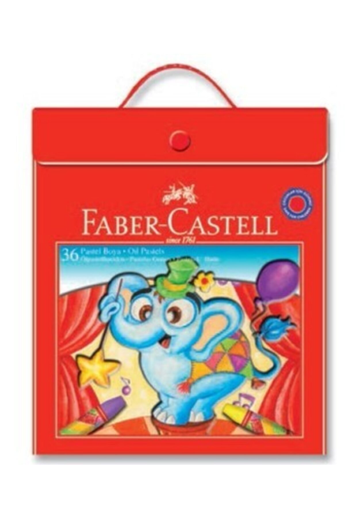 Faber Castell Faber-castell Plastik Çantalı Tutuculu Pastel Boya, 36 Renk