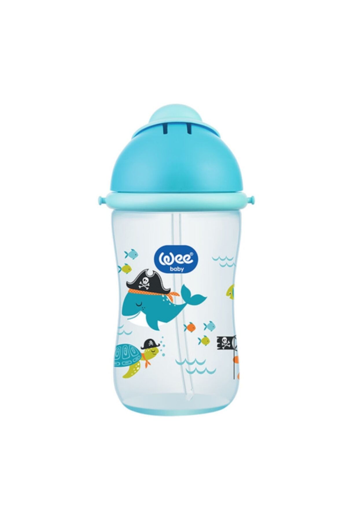 Wee Baby Pipetli Bardak 380 Ml - Mavi