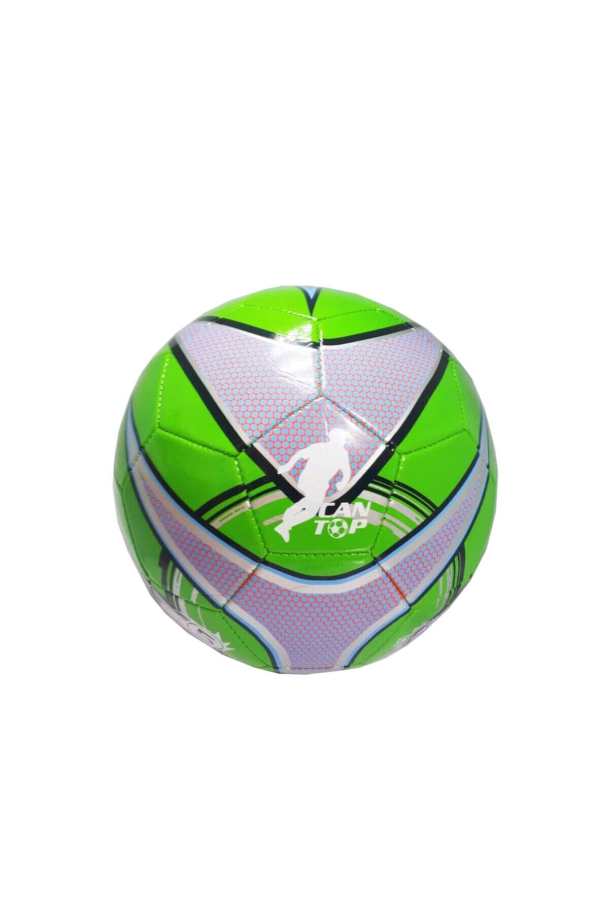 CAN Top Futbol Topu Dikişli No 5 - Yeşil