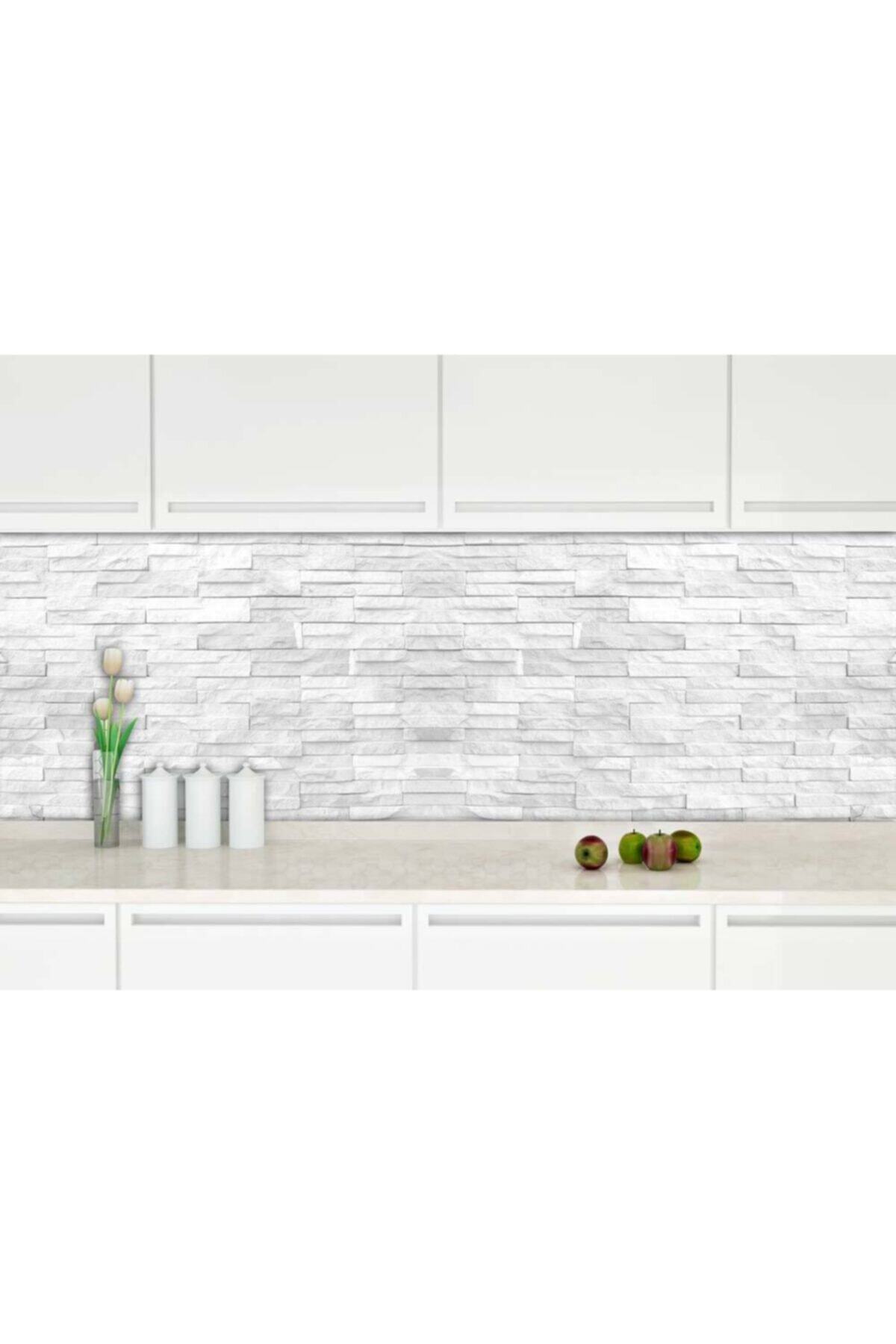 Dekoratif Market 60x300 Cm Mutfak Tezgah Arası Folyo Sticker Kaplama