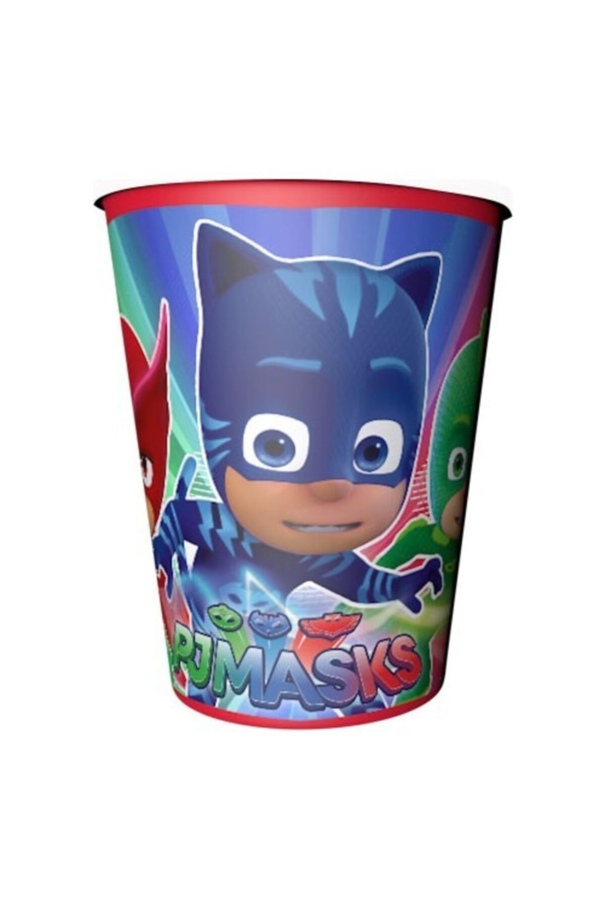 Happyland Balon Evi Pijamaskeliler Temalı Doğum Günü Karton Bardak 8 Adet 220 240 cc