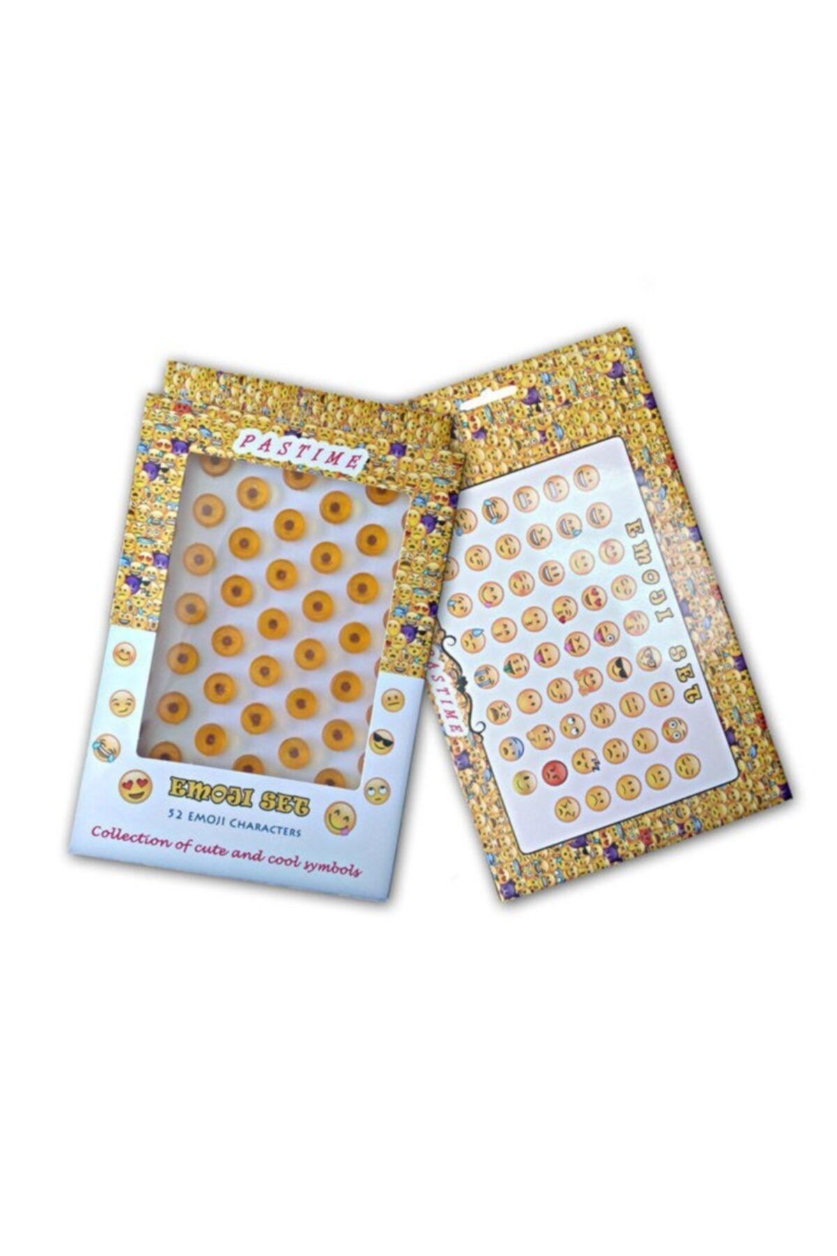 Pastime Emoji Şeker Hamuru Patchwork Baskı Seti
