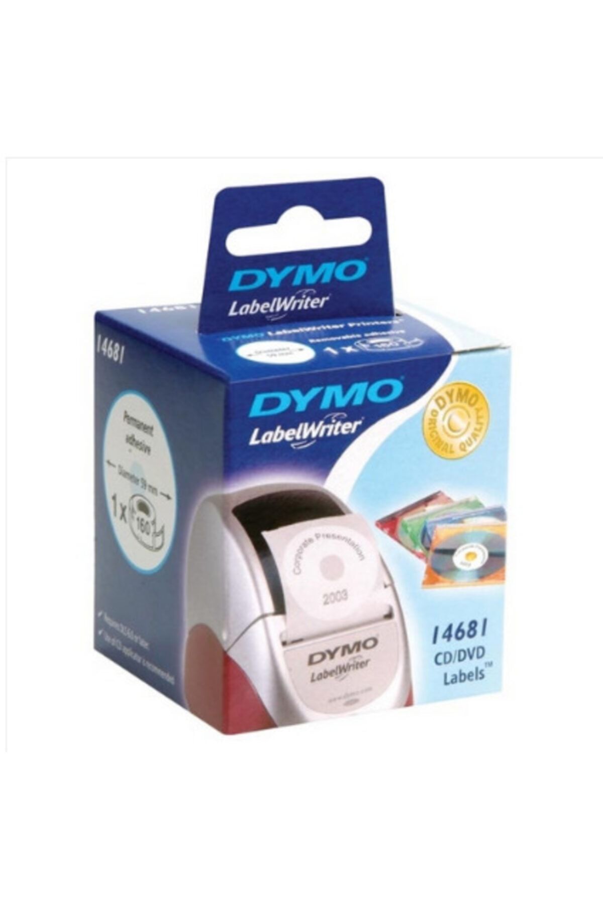 Dymo Lw Cd/dvd Etiketi 160 Adet 57 mm Çap
