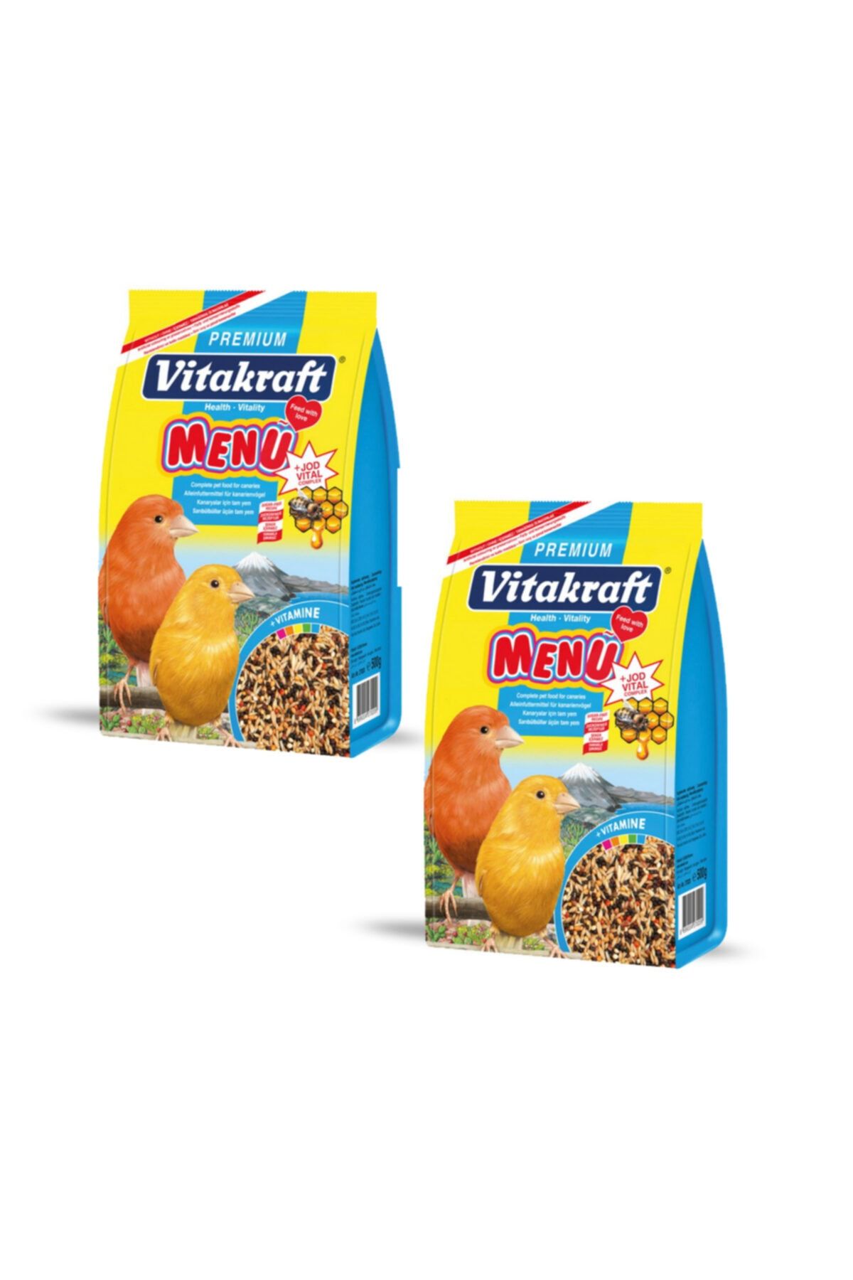 Vitakraft Menu Premium Kanarya Yemi 500 Gr X 2 Adet