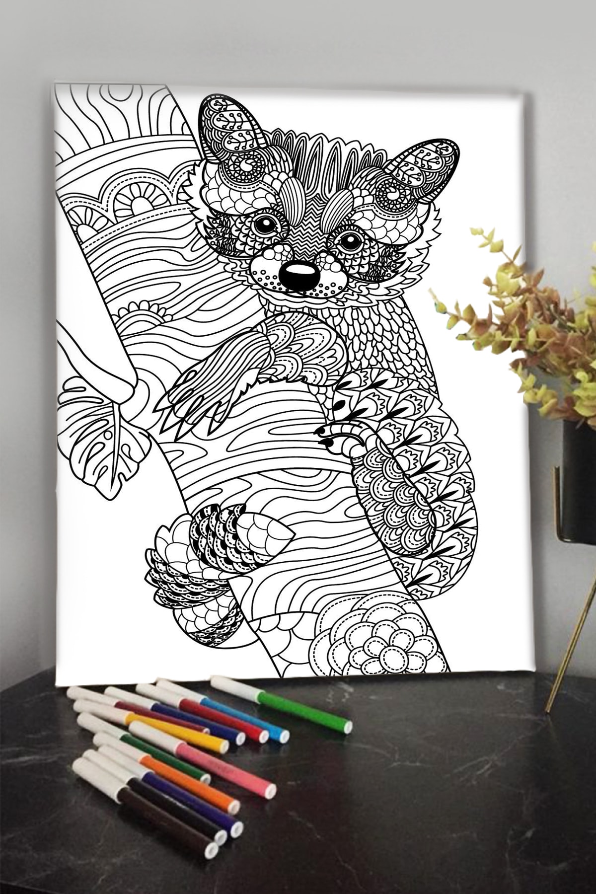 KanvasSepeti 40x30cm Çocuklar Için Guaj,akrilik,keçeli,sulu Boya Ile Boyanabilir Tuval Kalem Hediyesi Yoktur. 132