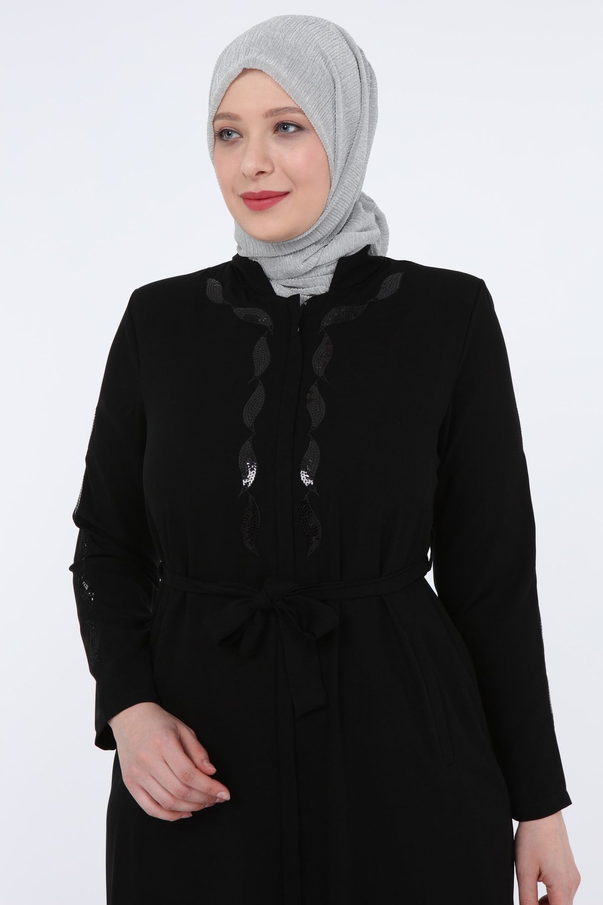 Jamila Payet Işlemeli Ferace