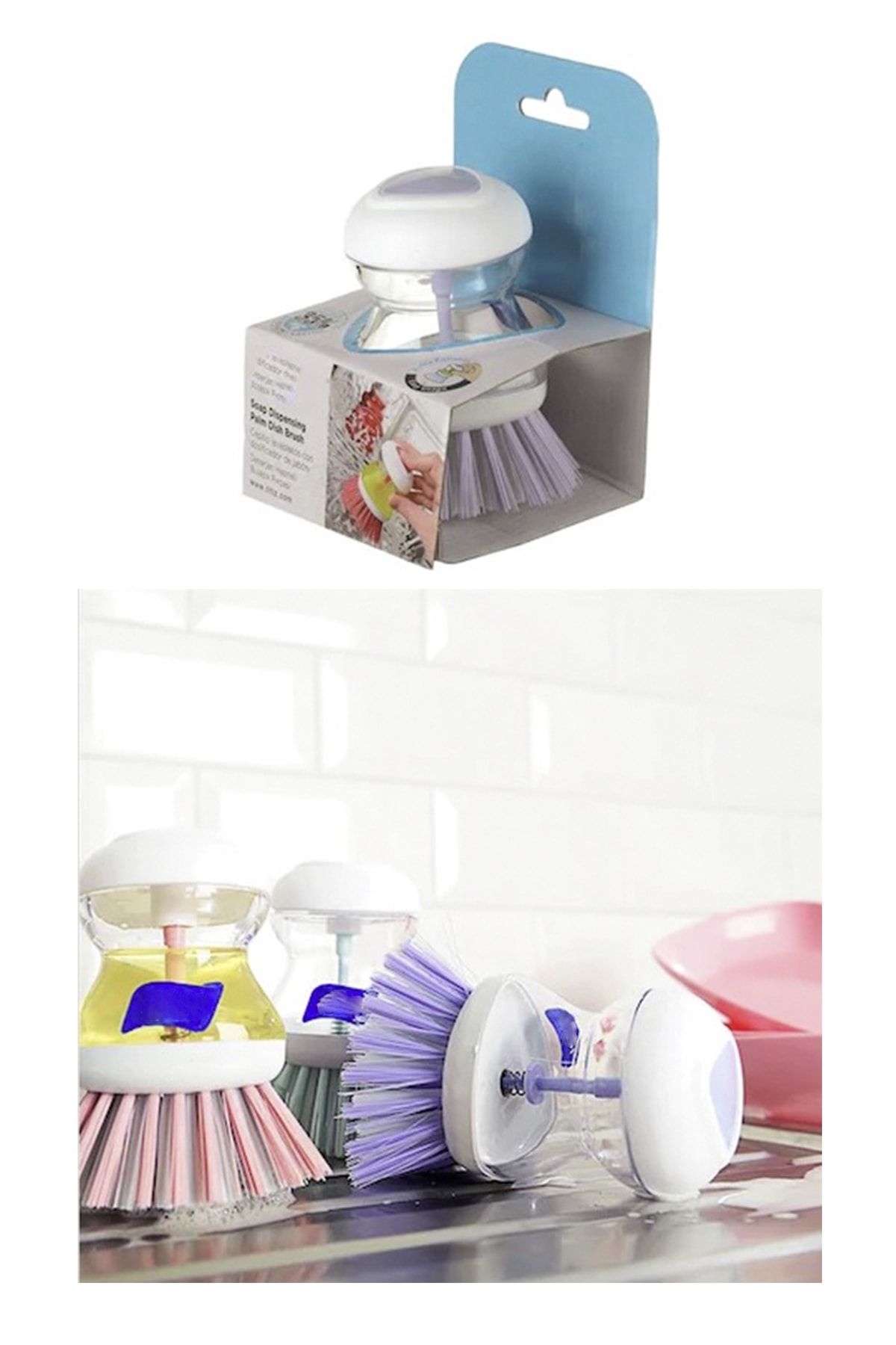 LocalShop Deterjan Hazneli Bulaşık Fırçası