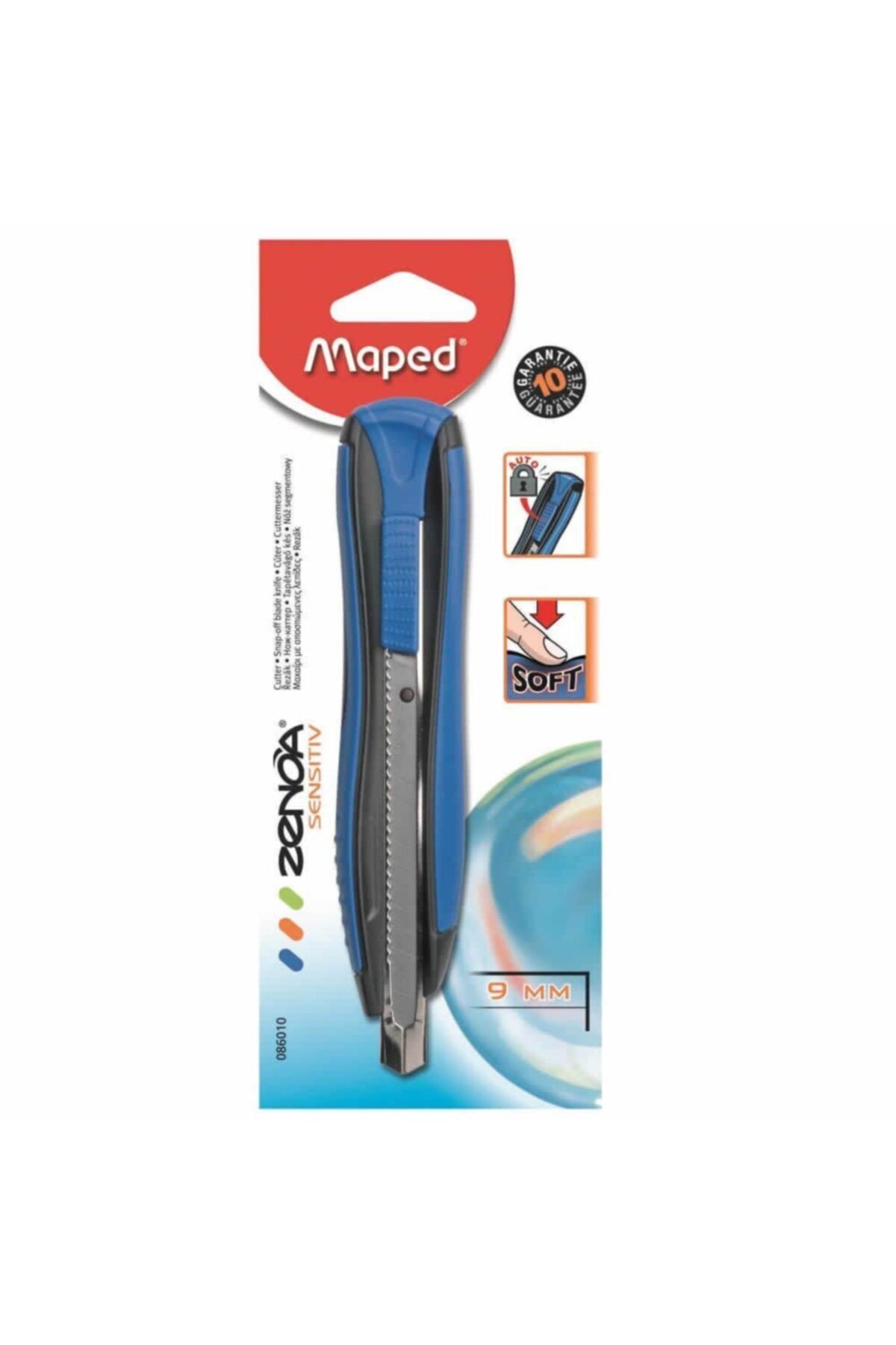 Maped 9mm Zenoa Sensıtıv Maket Bıçağı