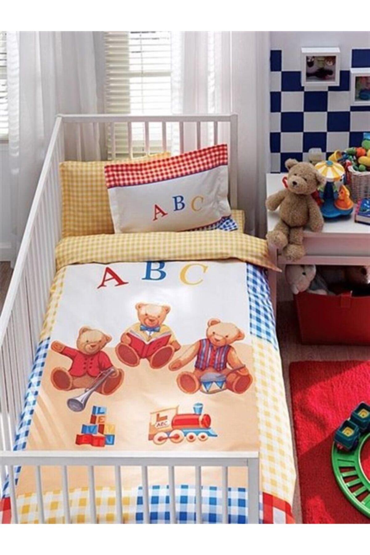 Taç Bebek Nevresim Takımı Bio Toys Kırmızı