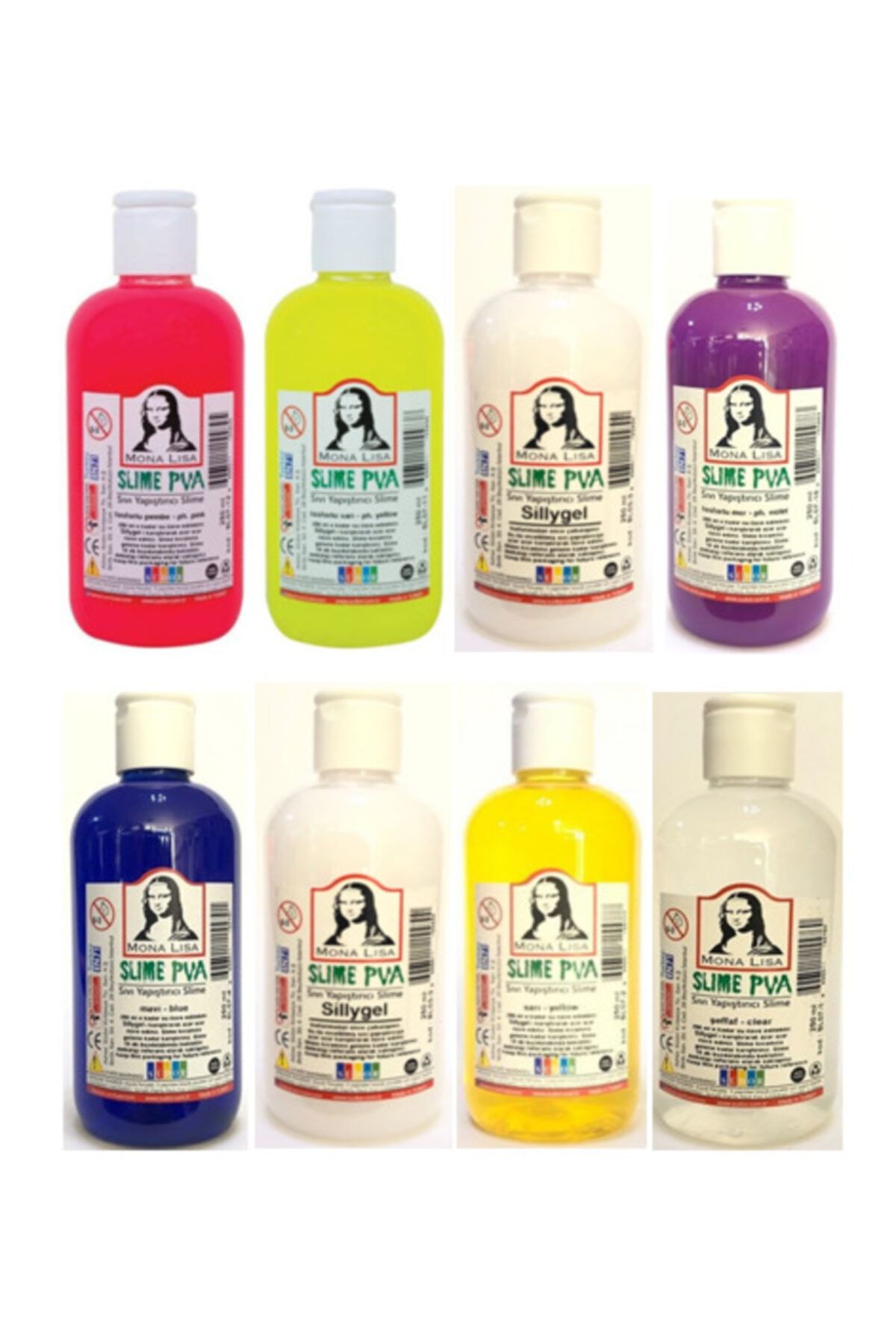 Südor Slime Slaym Yapma Seti 8 Li 250 ml