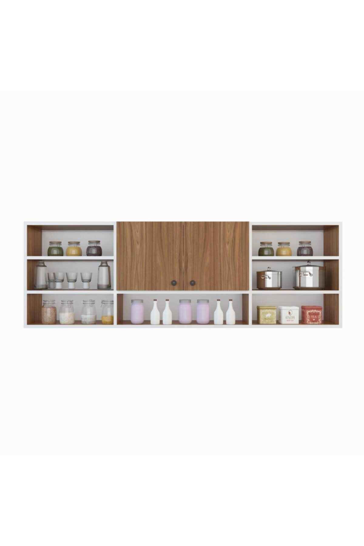 Kenzlife hazır mutfak pelike cvz 060*180*32 mutfak banyo dolabı kapaklı raflı