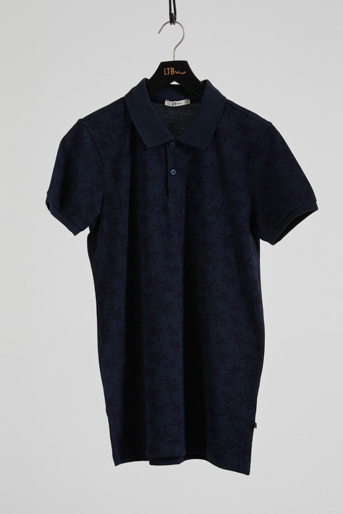 Ltb Erkek  Lacivert Polo Yaka T-Shirt 012208430760890000