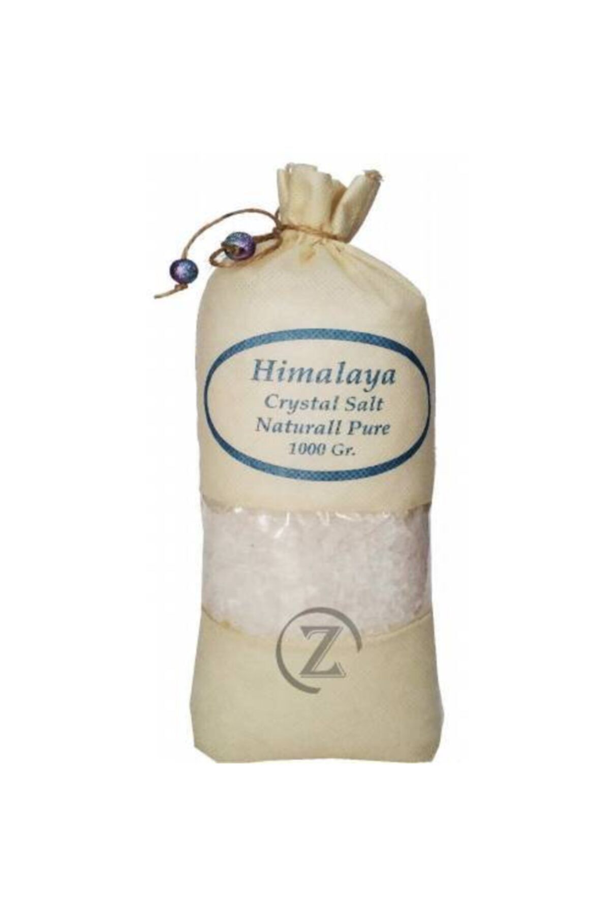 Himalaya Tuzu Granül Iri Taneli Beyaz 1 kg Orijinal Bez Torba