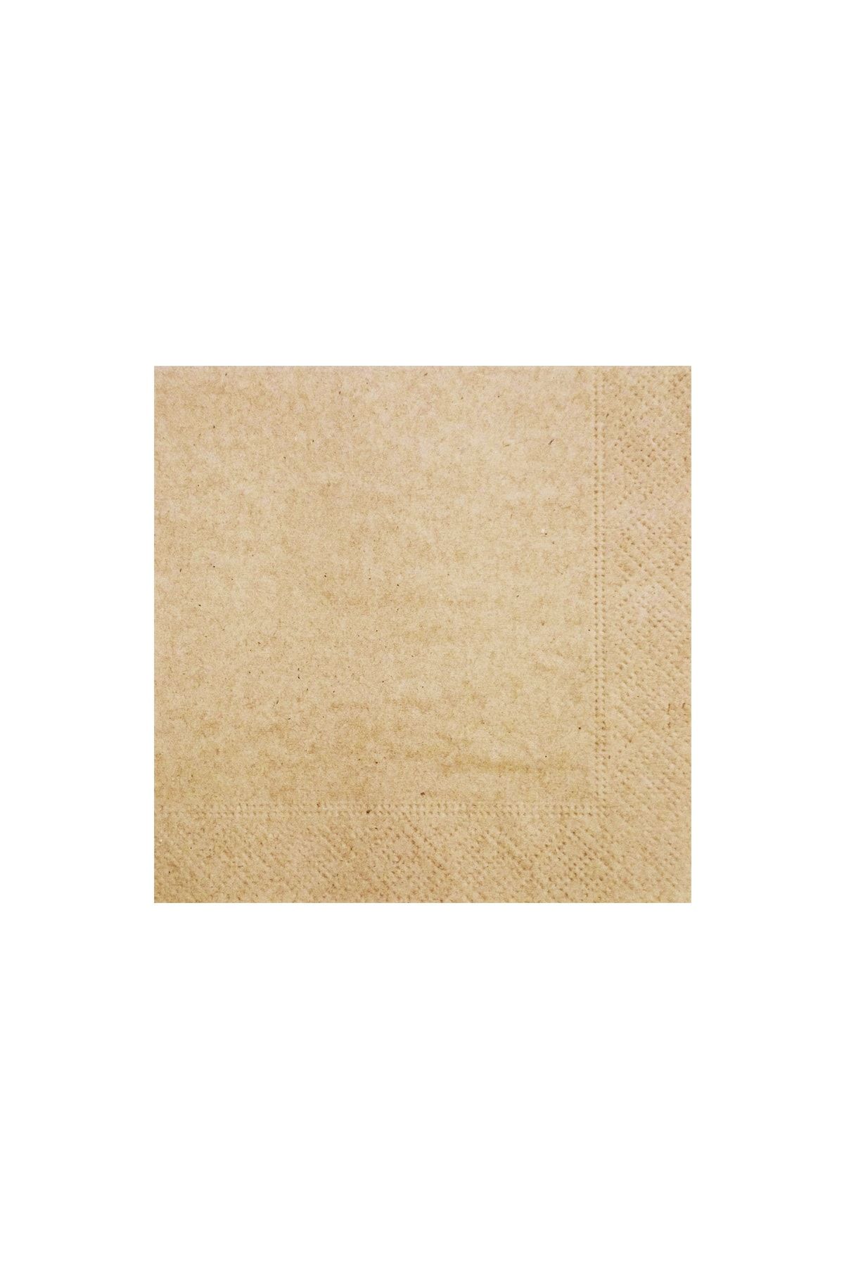 Story 24 X 24 cm 2 Katlı 100'lü Kenar Desenli Kare Kraft Renkli Kağıt Peçete